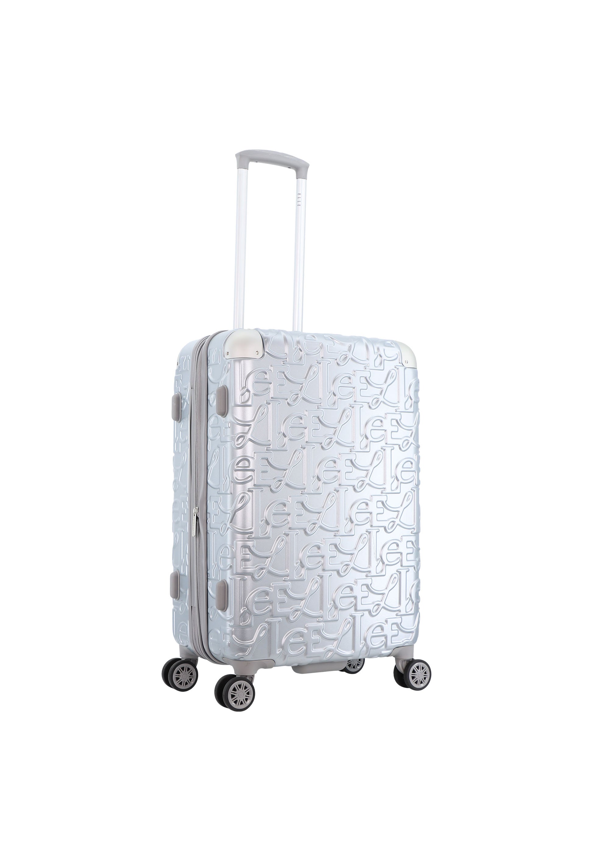 ELLE - Alors Hartschalenkoffer / Trolley / Reisekoffer - 60 cm - (Medium) - Silber