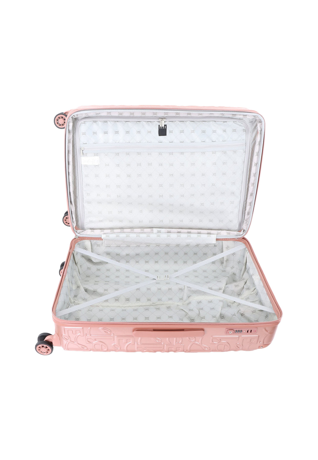 ELLE - Alors Hartschalenkoffer / Trolley / Reisekoffer - 70 cm - (Large) - Roségold