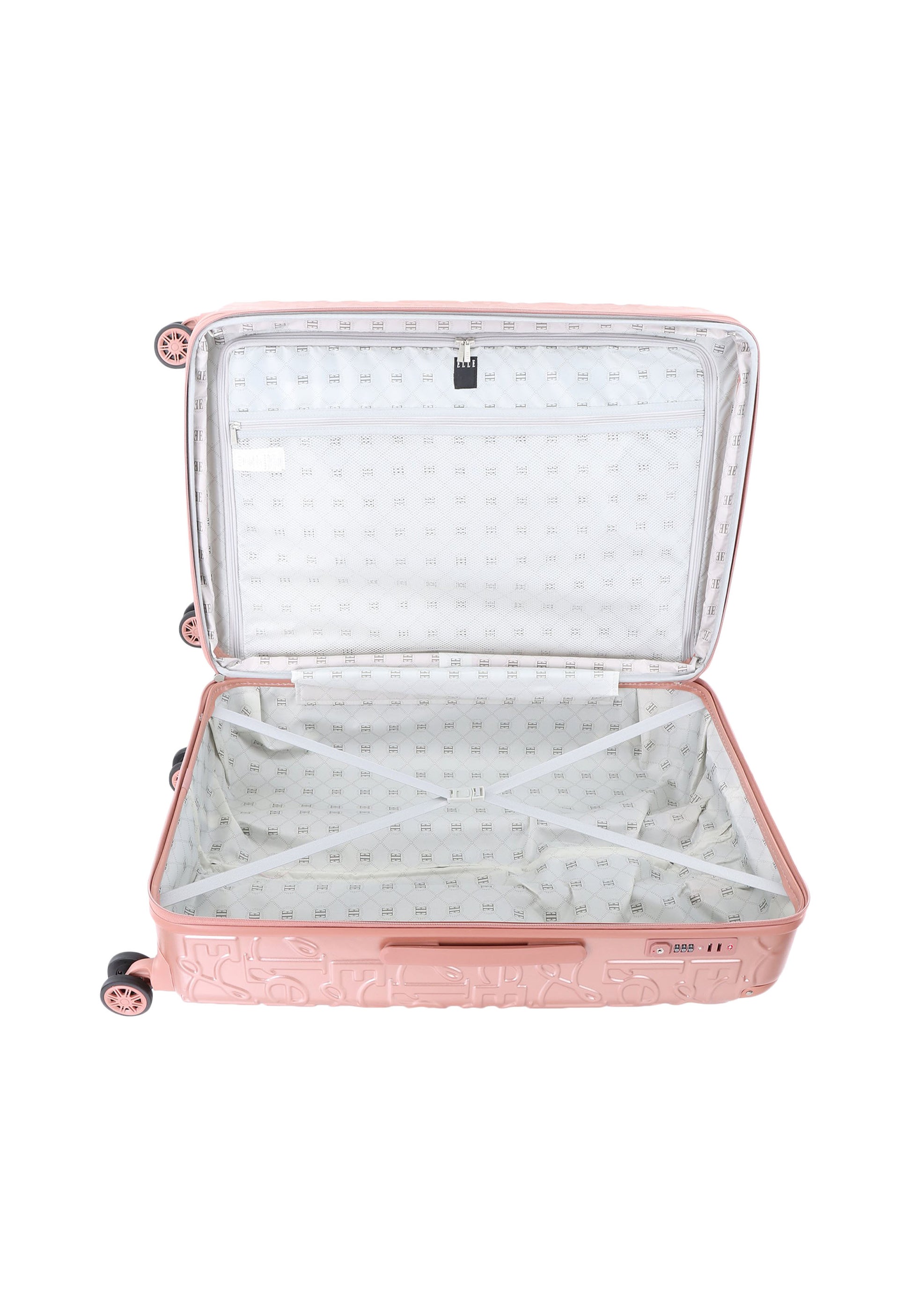 ELLE - Alors Hartschalenkoffer / Trolley / Reisekoffer - 70 cm - (Large) - Roségold