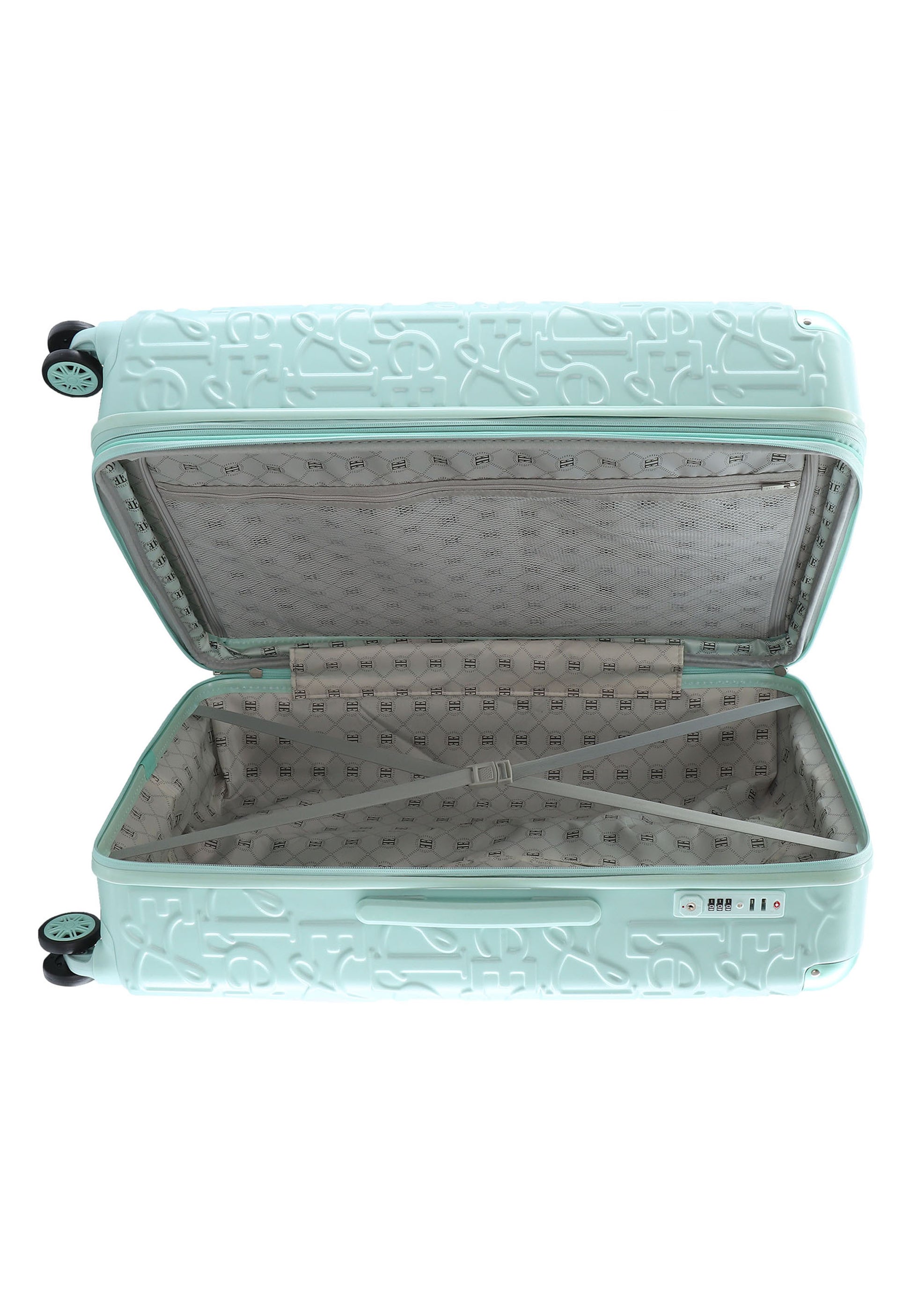 ELLE - Alors Hartschalen-Kofferset / Trolley-Set / Reisekofferset - (S/M/L) Minzgrün