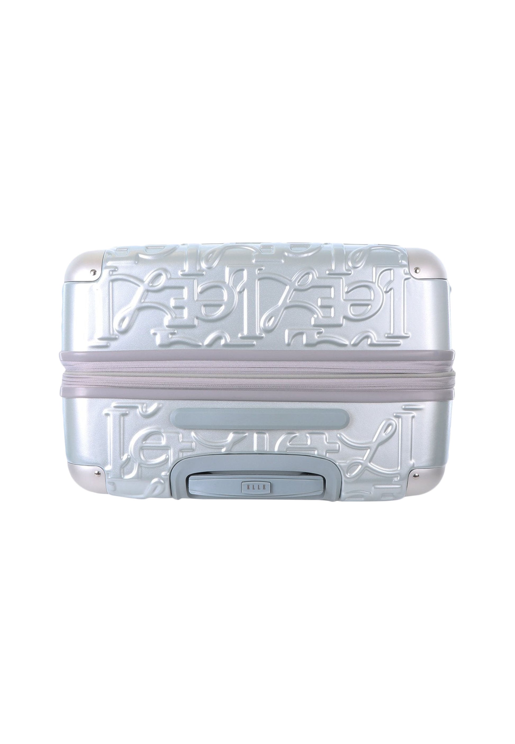 ELLE - Alors Hartschalenkoffer / Trolley / Reisekoffer - 70 cm - (Large) - Silber