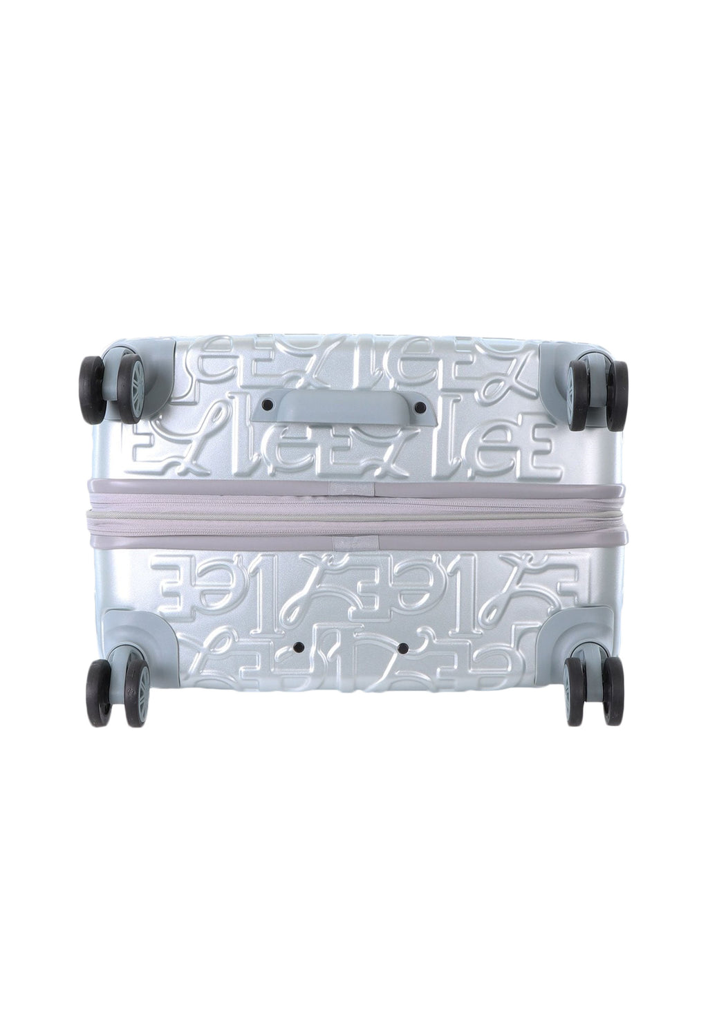 ELLE - Alors Hartschalenkoffer / Trolley / Reisekoffer - 70 cm - (Large) - Silber