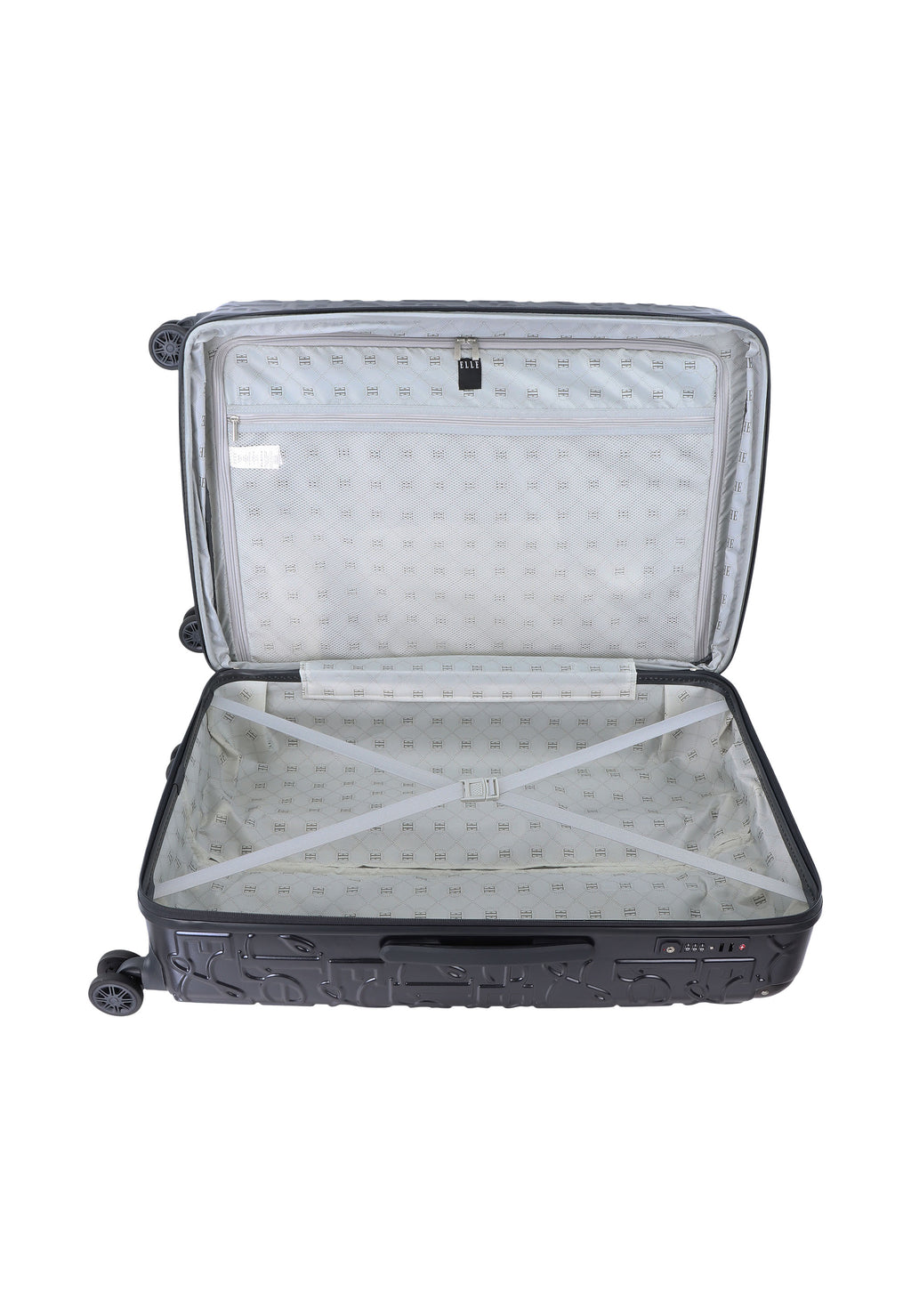 ELLE - Alors Hartschalenkoffer / Trolley / Reisekoffer - 70 cm - (Large) - Anthrazit