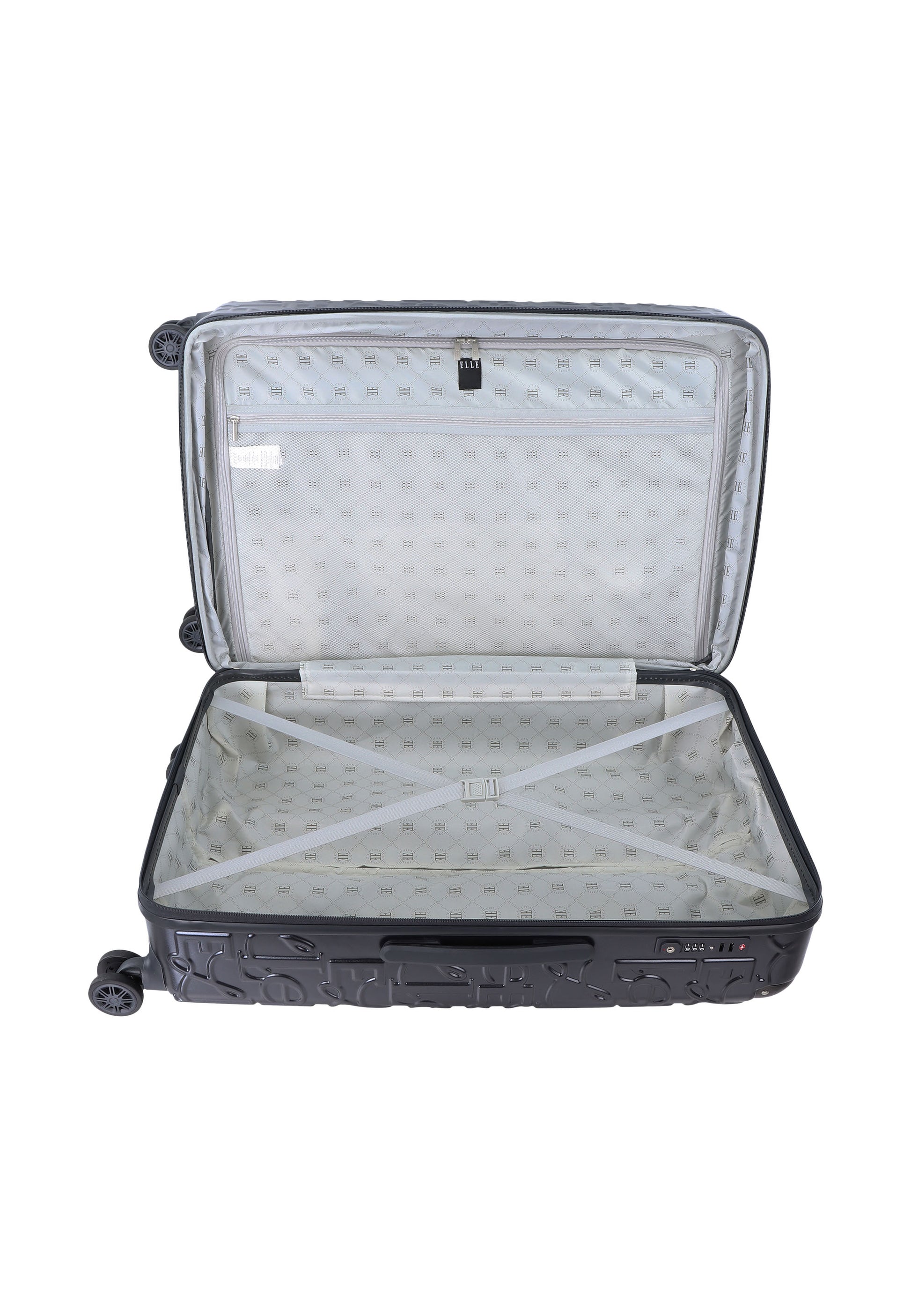 ELLE - Alors Hartschalenkoffer / Trolley / Reisekoffer - 70 cm - (Large) - Anthrazit