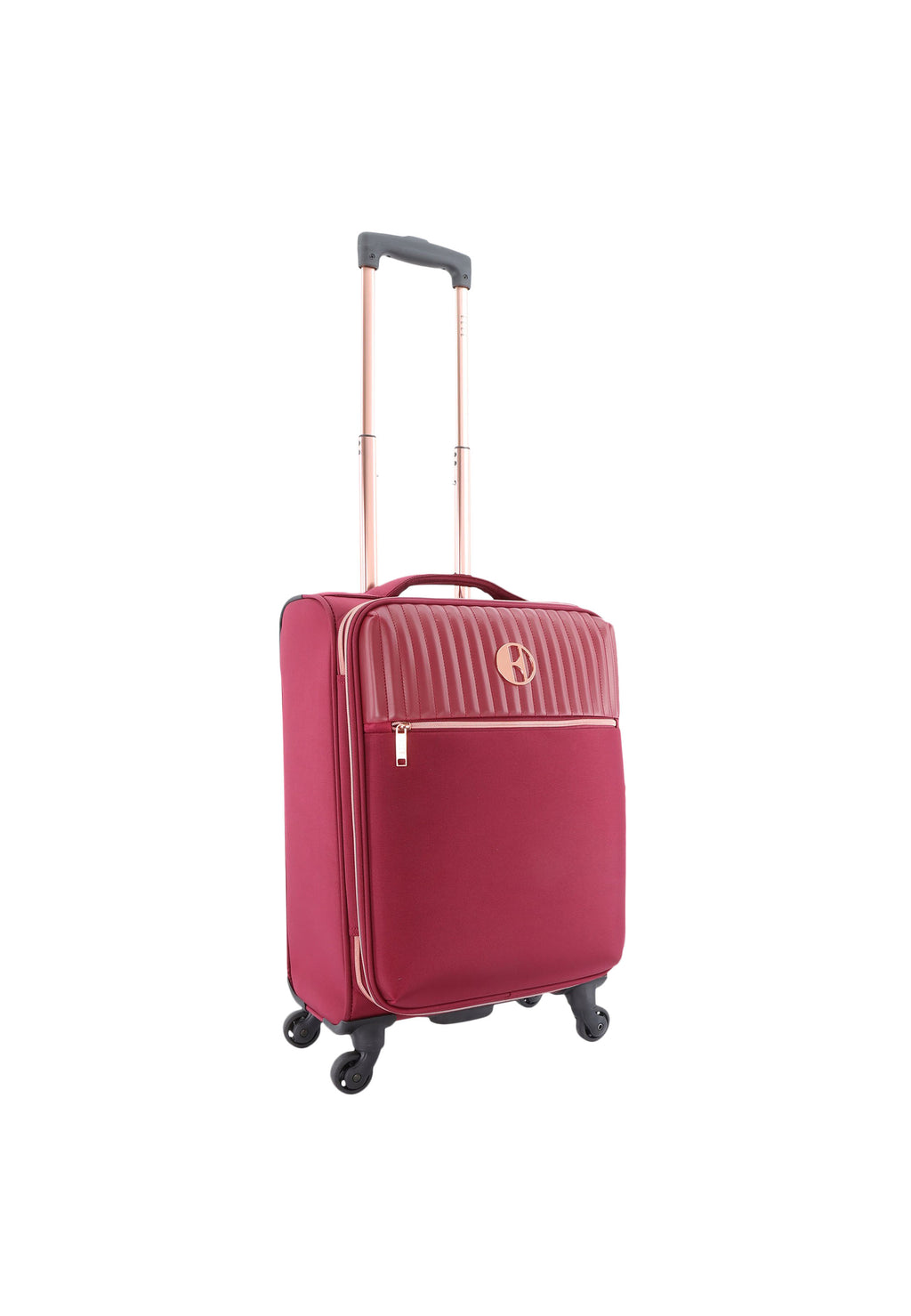 ELLE - Giant Handgepäck Weichschalenkoffer / Trolley / Reisekoffer - 55 cm - (Small) - Rot