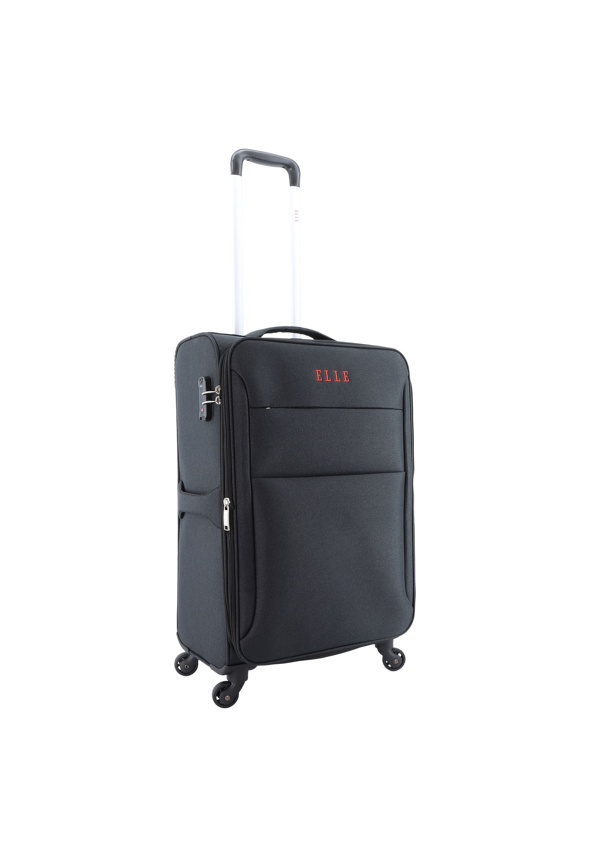 ELLE Pledge Weichschalenkoffer / Trolley / Reisekoffer - 60 cm - (Medium)
