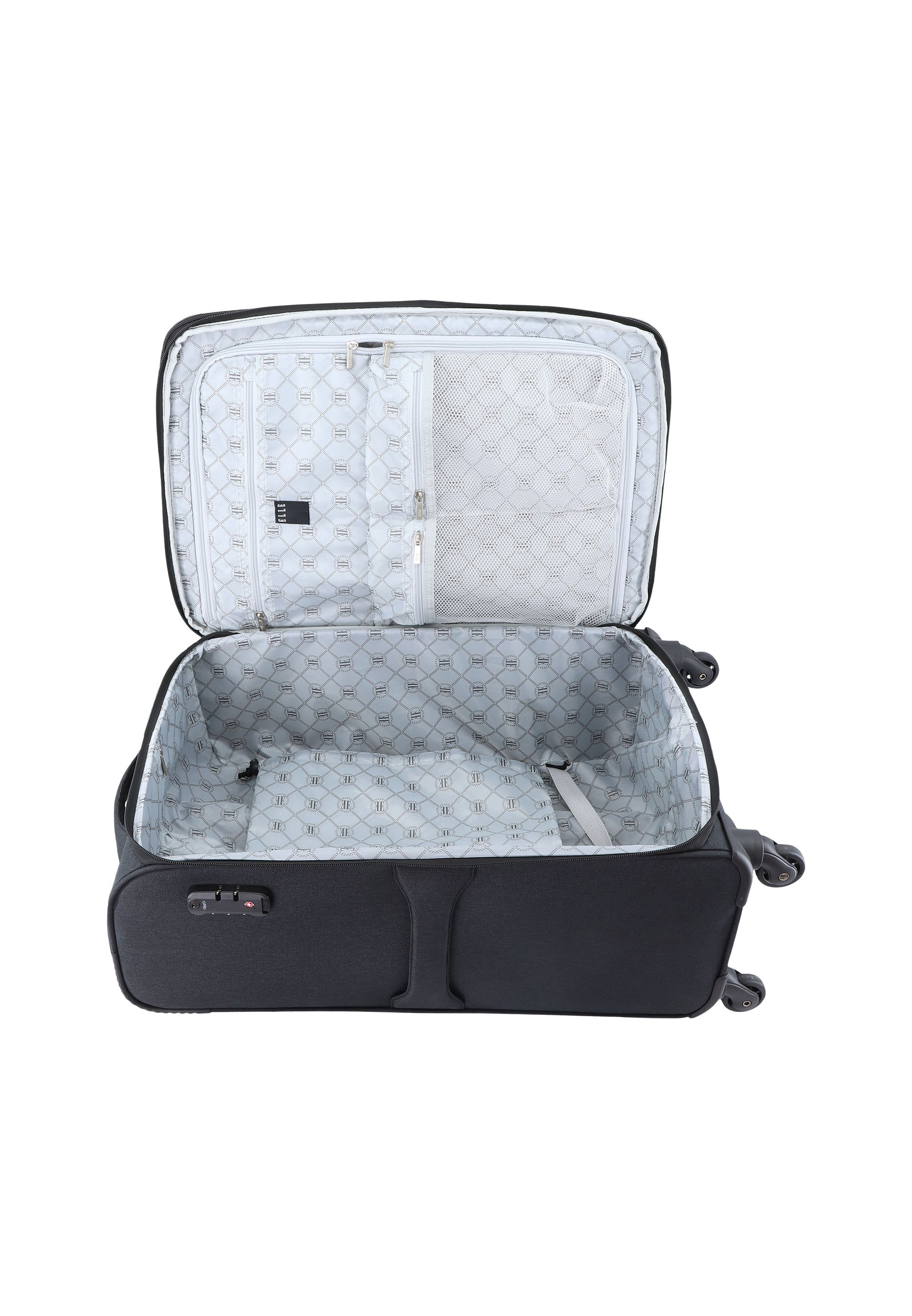 ELLE Pledge Weichschalenkoffer / Trolley / Reisekoffer - 60 cm - (Medium)