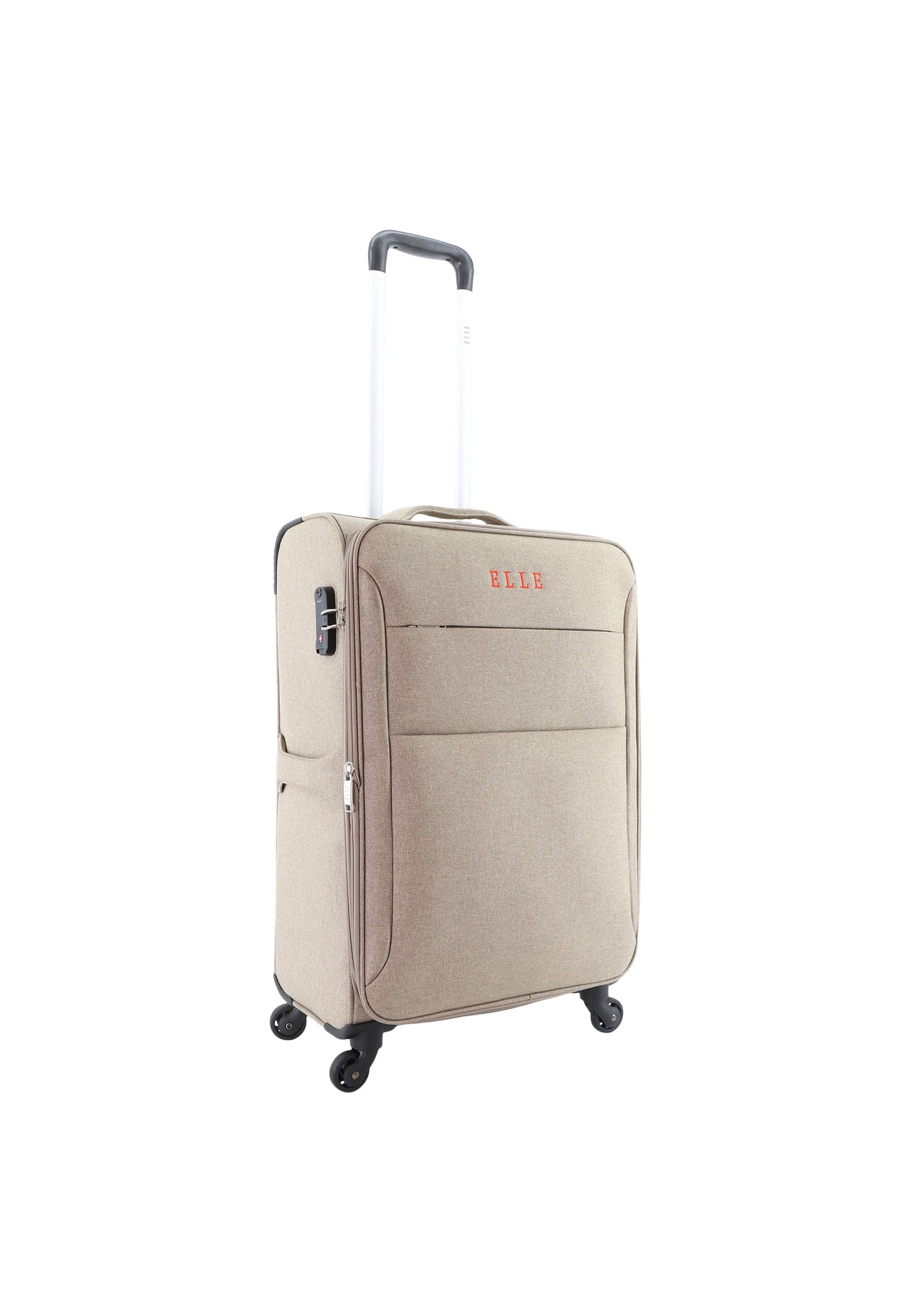 ELLE Pledge Weichschalenkoffer / Trolley / Reisekoffer - 60 cm - (Medium)