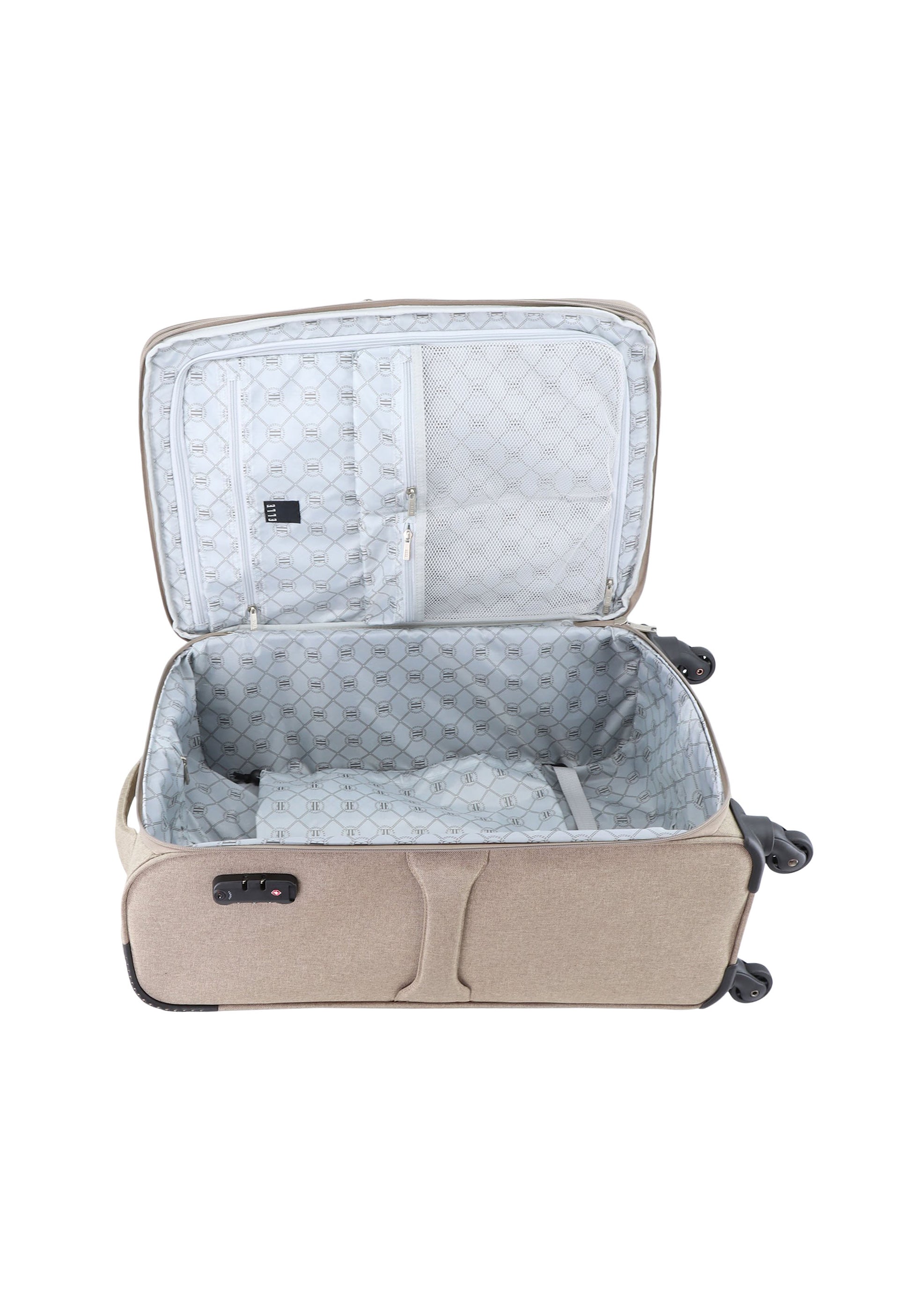 ELLE Pledge Weichschalenkoffer / Trolley / Reisekoffer - 60 cm - (Medium)