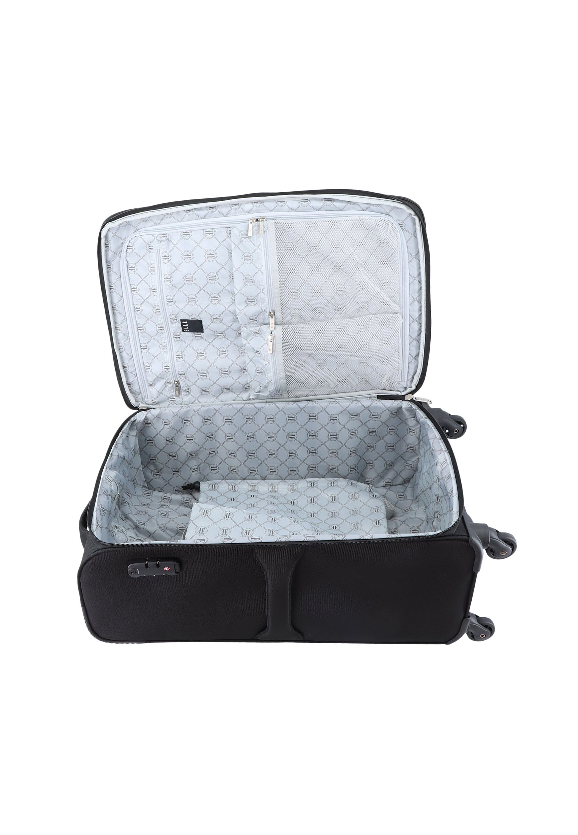 ELLE - Mode Weichschalenkoffer / Trolley / Reisekoffer - 60 cm - (Medium)