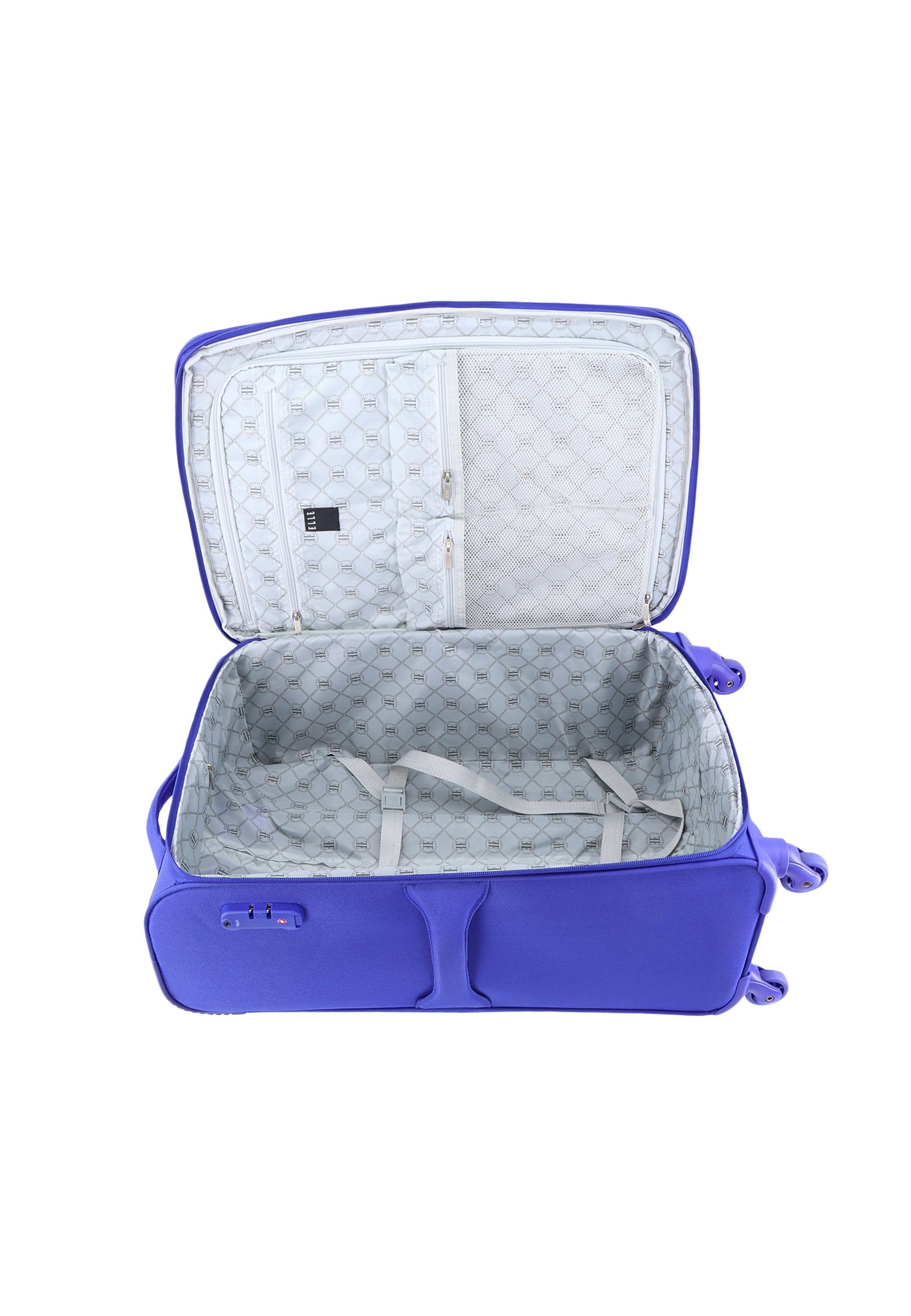ELLE - Mode Weichschalenkoffer / Trolley / Reisekoffer - 60 cm - (Medium)