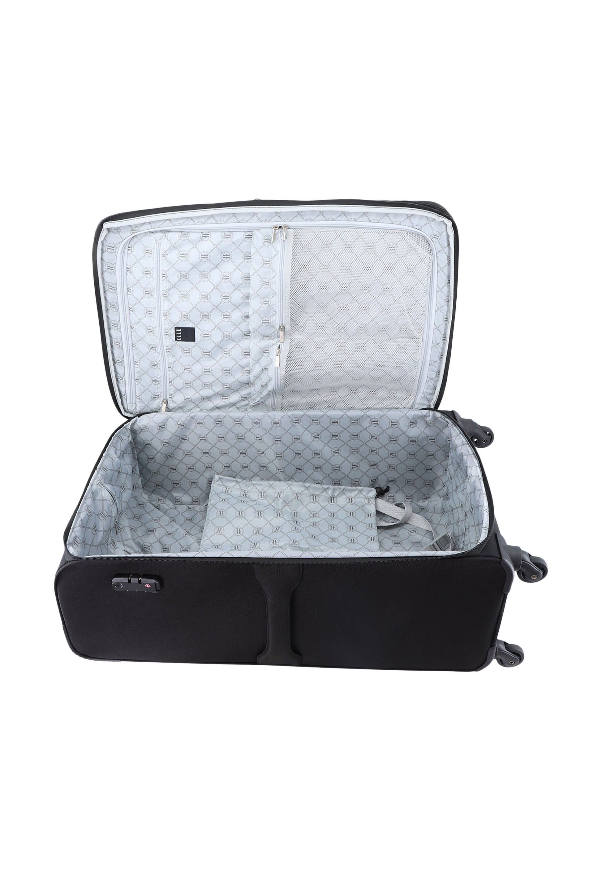 ELLE Mode Stoffkoffer-Kofferset / Trolley-Set / Reisekofferset - (S/M/L)