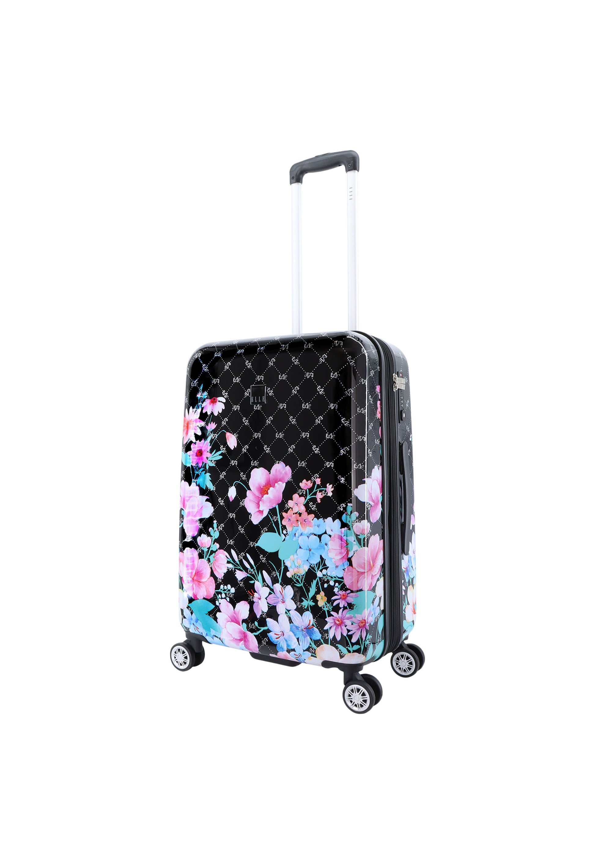 ELLE - Bouquet Hartschalenkoffer / Trolley / Reisekoffer - 68 cm - (Medium) - Schwarz