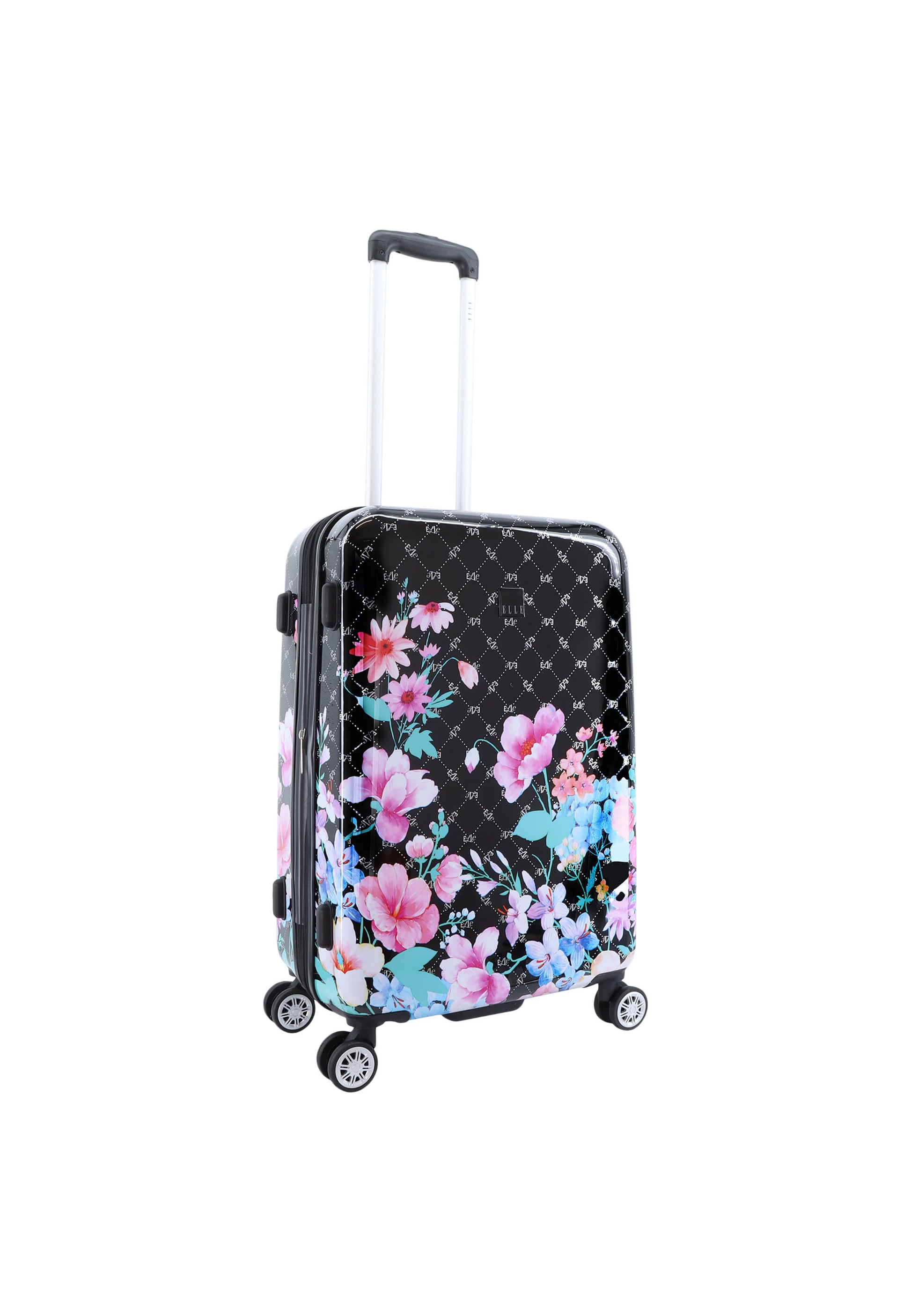 ELLE - Bouquet Hartschalenkoffer / Trolley / Reisekoffer - 68 cm - (Medium) - Schwarz