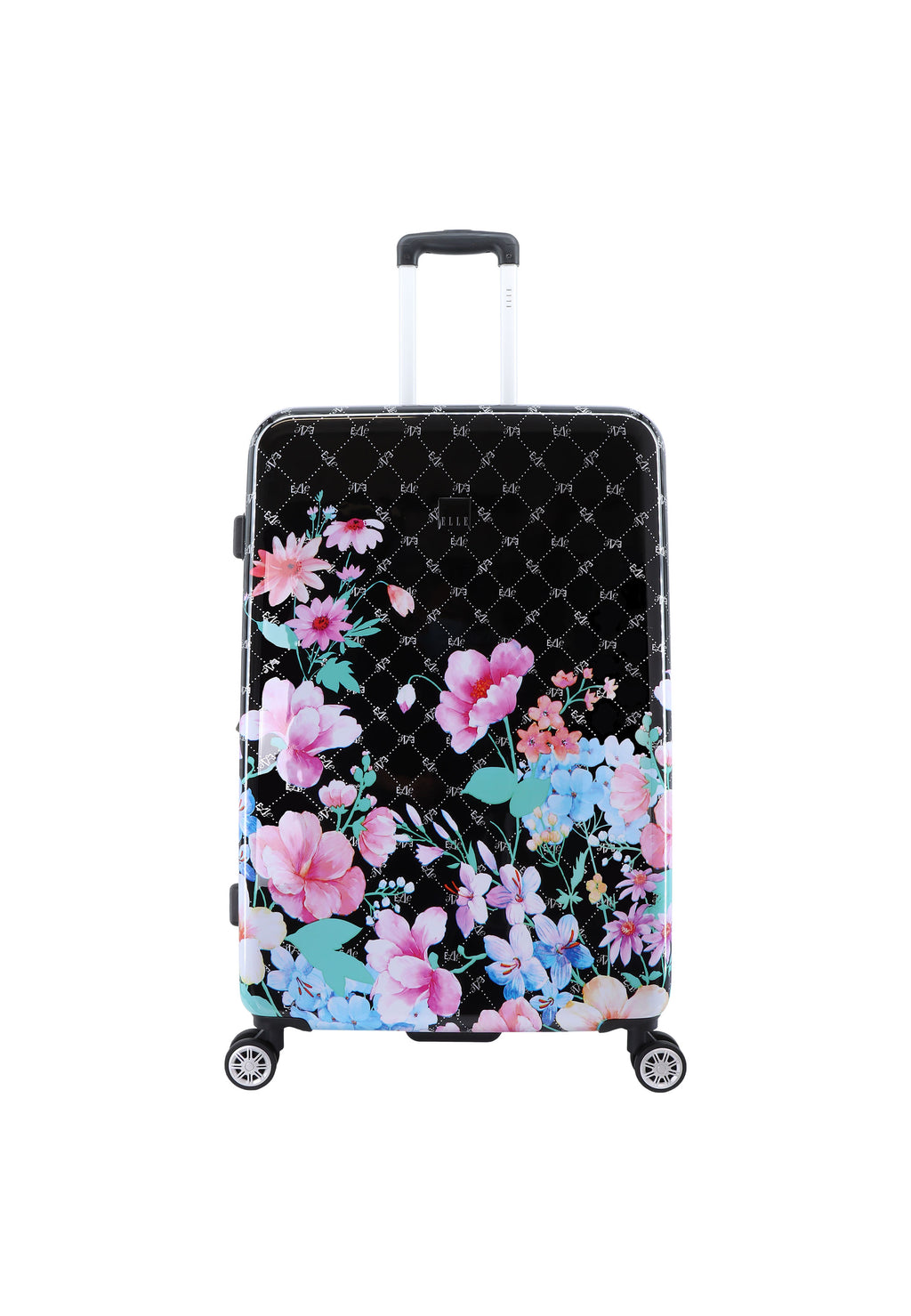 ELLE - Bouquet Hartschalenkoffer / Trolley / Reisekoffer - 78 cm - (Large) - Schwarz