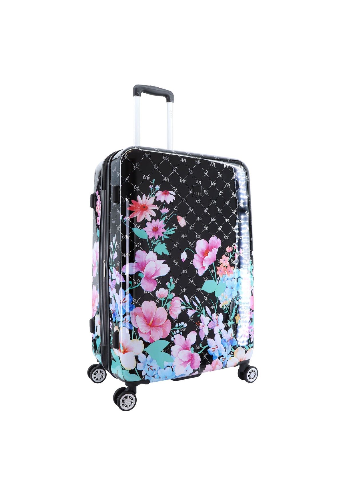 ELLE - Bouquet Hartschalenkoffer / Trolley / Reisekoffer - 78 cm - (Large) - Schwarz