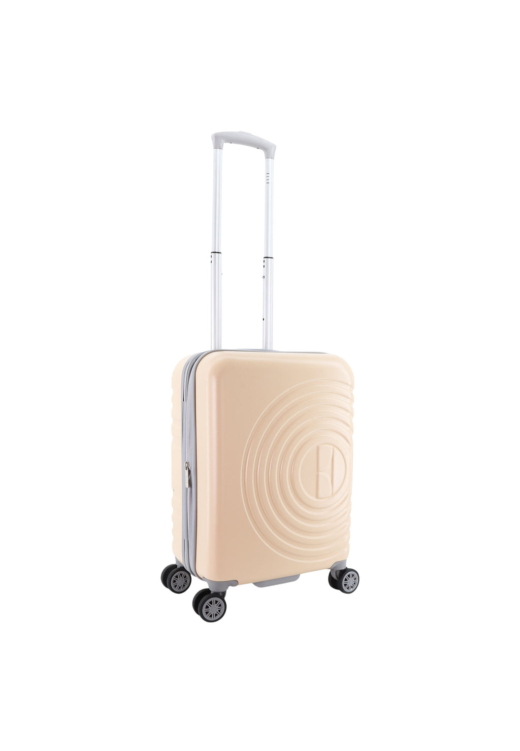 ELLE - Debossed Handgepäck Hartschalenkoffer / Trolley / Reisekoffer - 55 cm - (Small)