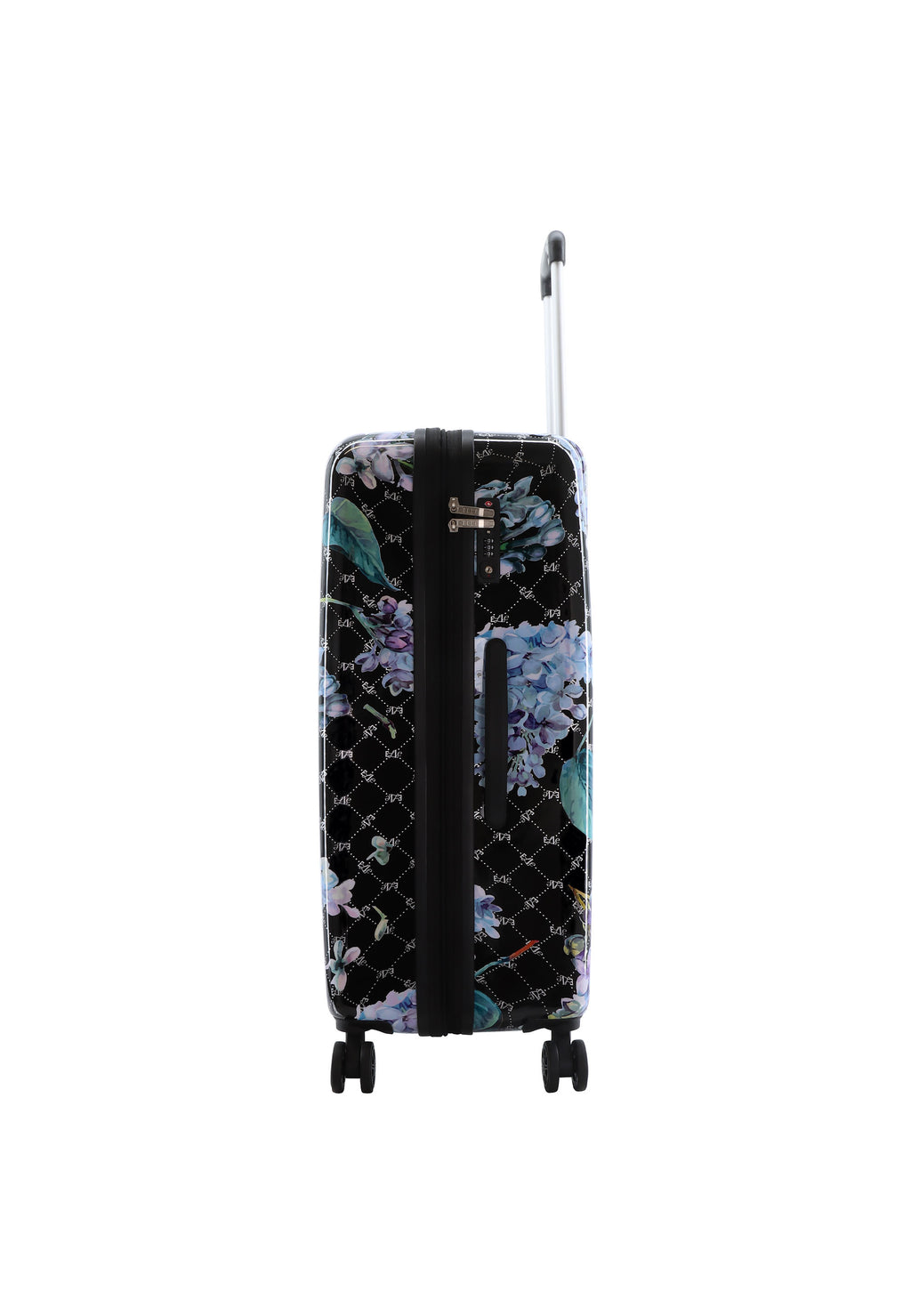 ELLE Floret Hartschalen-Kofferset / Trolley-Set / Reisekofferset - (S/M/L) Schwarz