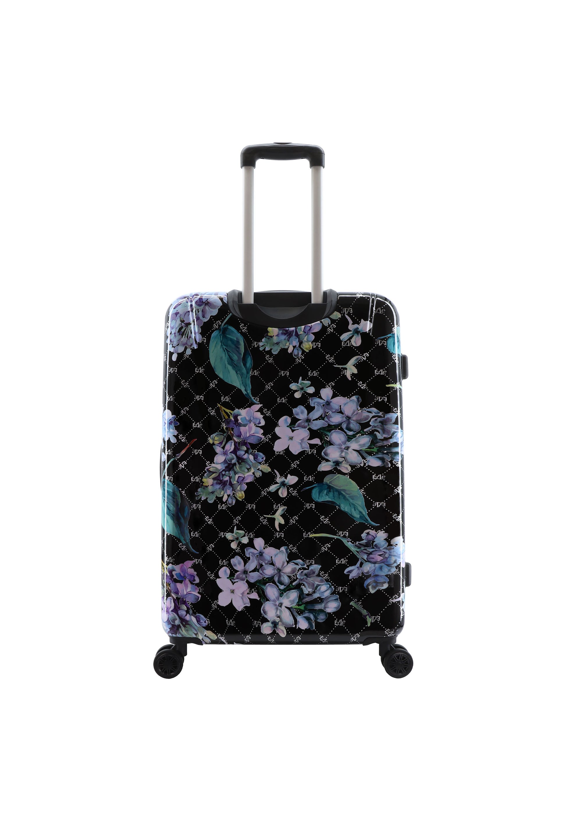 ELLE Floret Hartschalen-Kofferset / Trolley-Set / Reisekofferset - (S/M/L) Schwarz