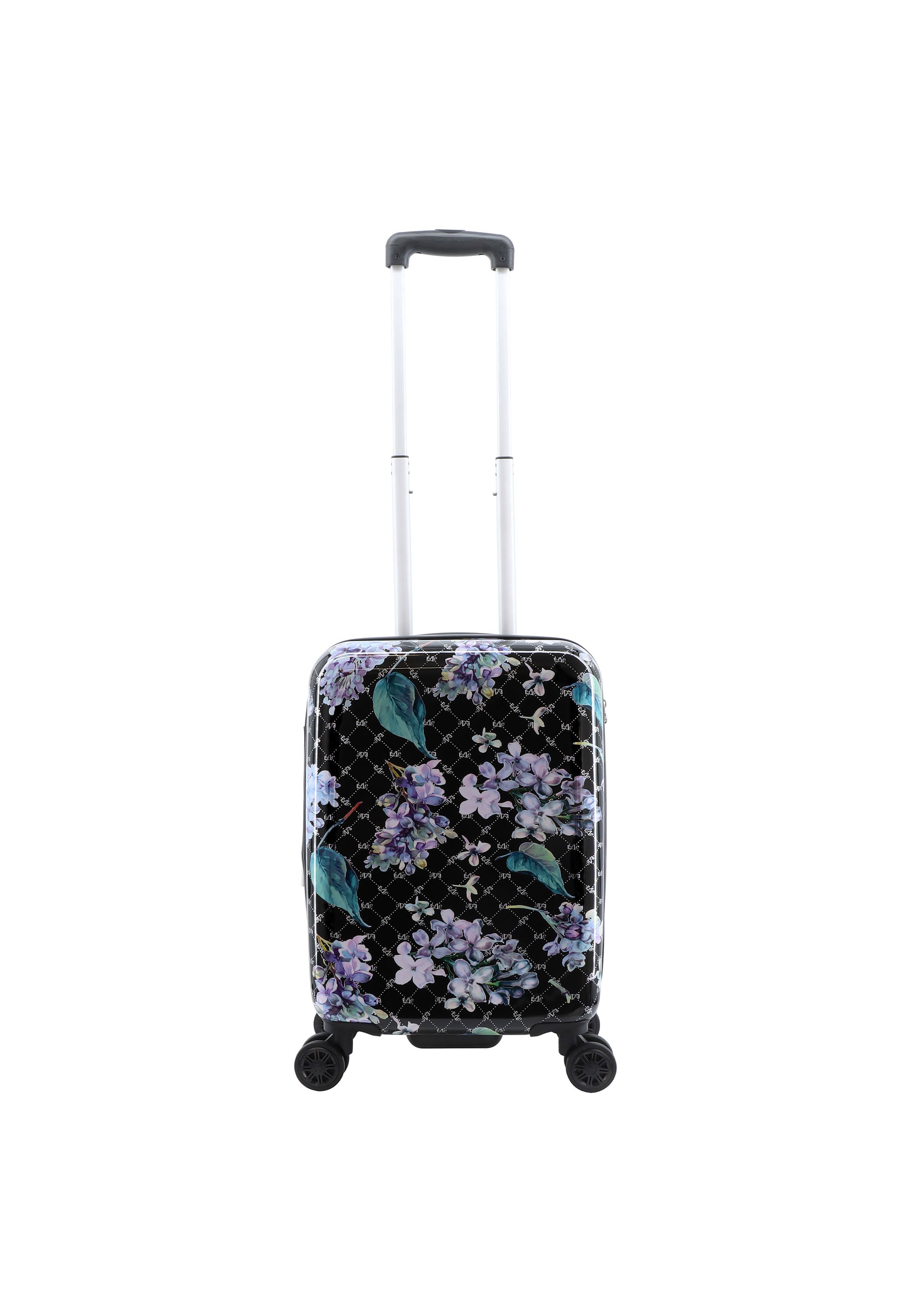 ELLE Floret Printed ABS/PC TROLLEY Small - Schwarz