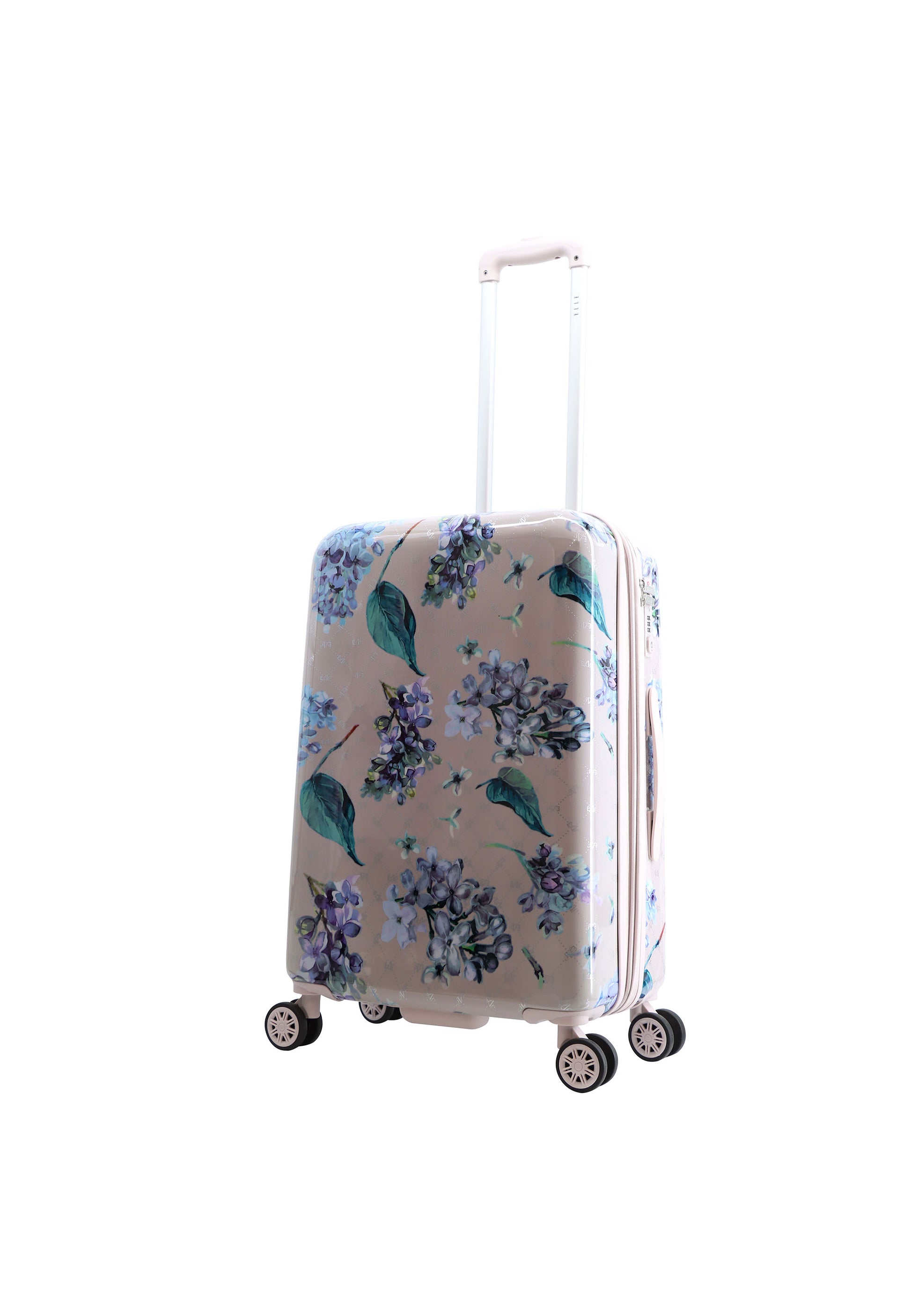 ELLE - Floret Hartschalenkoffer / Trolley / Reisekoffer - 68 cm - (Medium) - Lila
