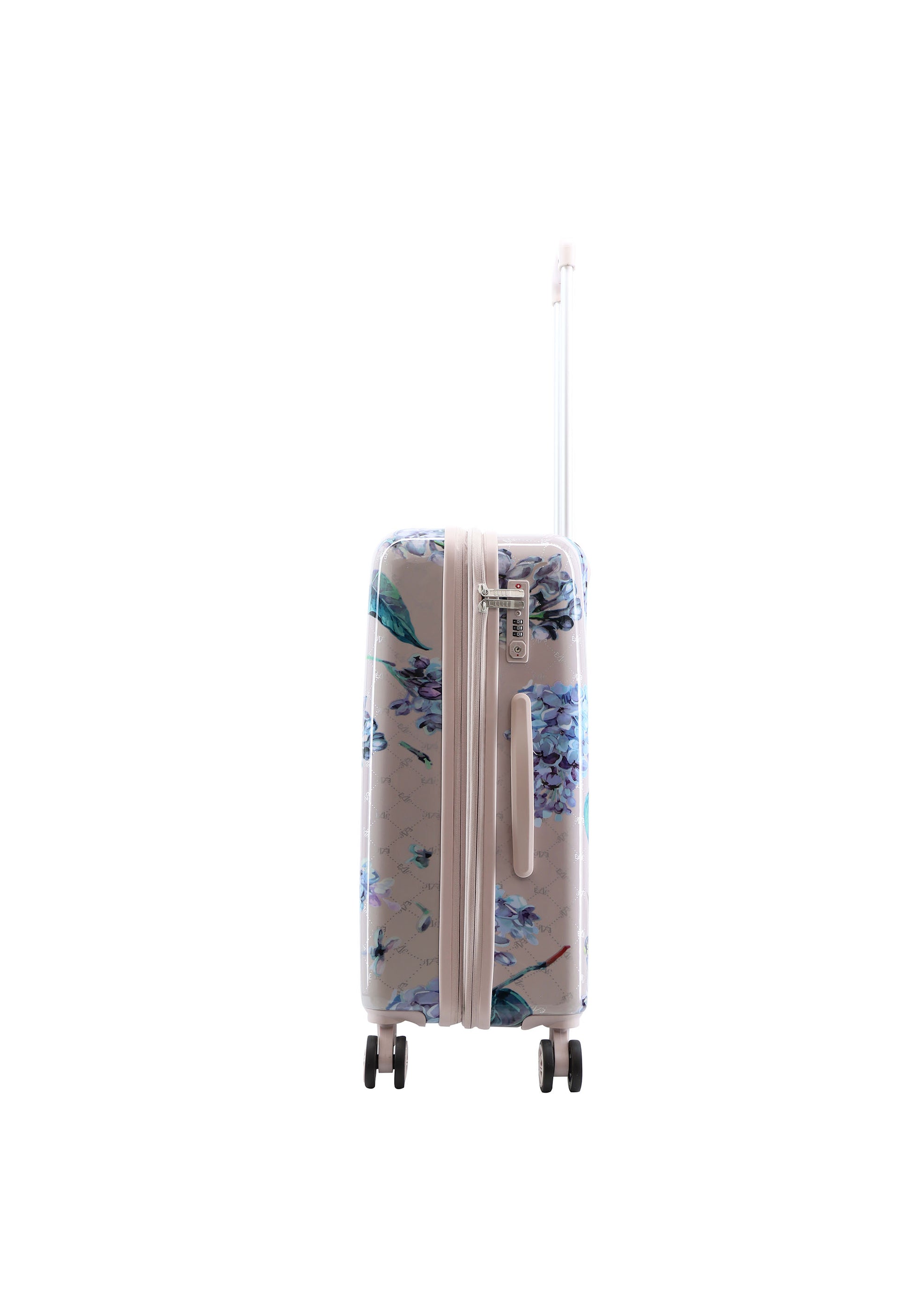 ELLE - Floret Hartschalenkoffer / Trolley / Reisekoffer - 68 cm - (Medium) - Lila