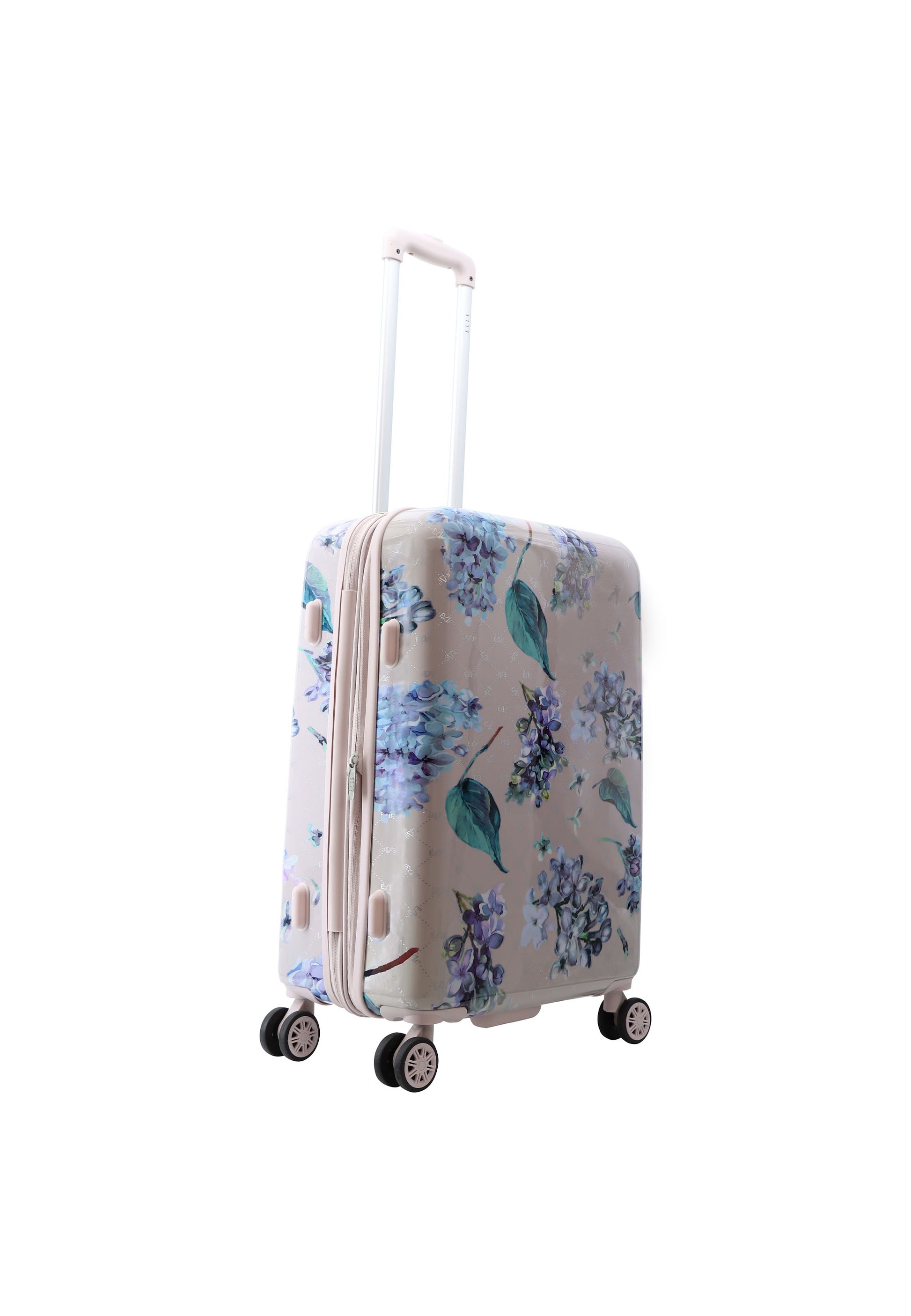 ELLE - Floret Hartschalenkoffer / Trolley / Reisekoffer - 68 cm - (Medium) - Lila