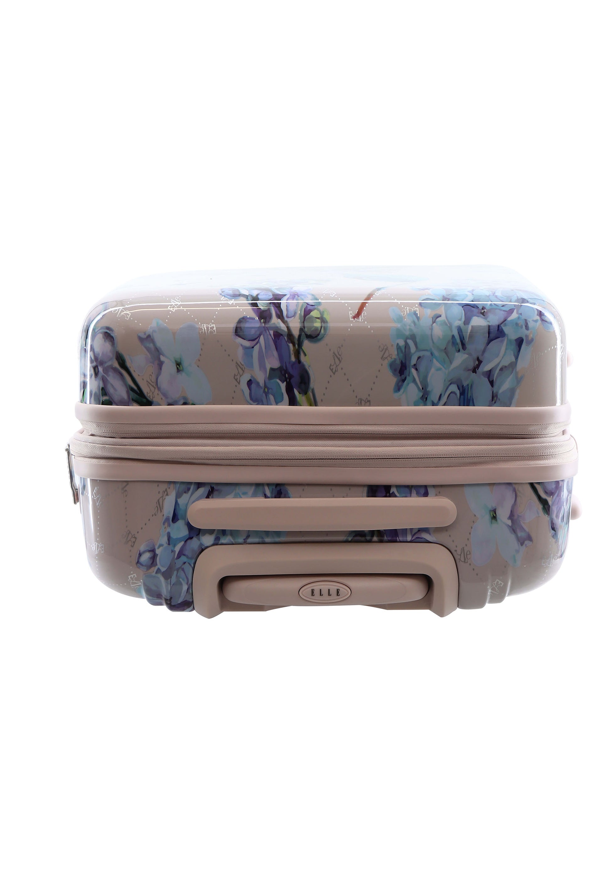 ELLE - Floret Hartschalenkoffer / Trolley / Reisekoffer - 68 cm - (Medium) - Lila