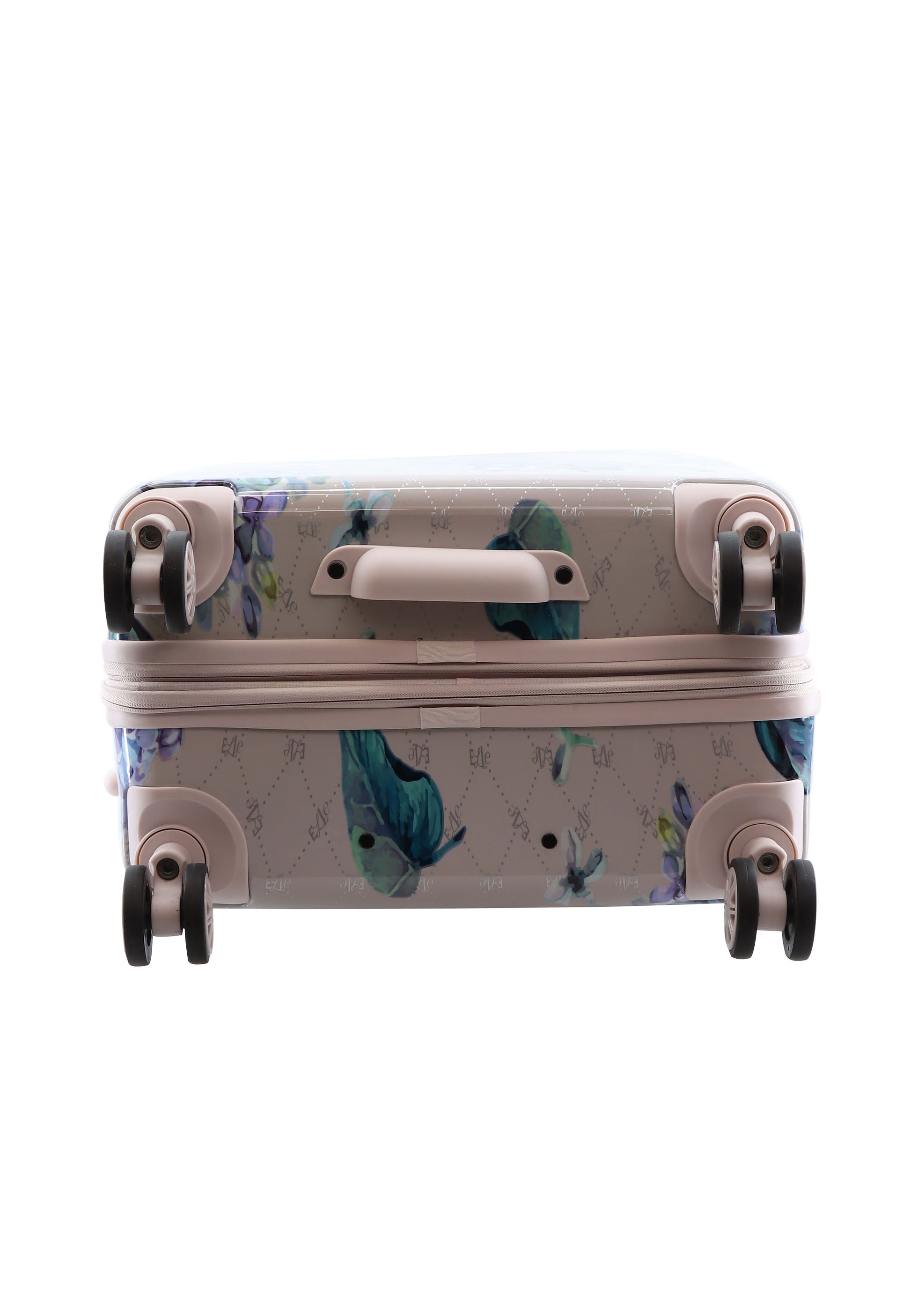 ELLE - Floret Hartschalenkoffer / Trolley / Reisekoffer - 68 cm - (Medium) - Lila