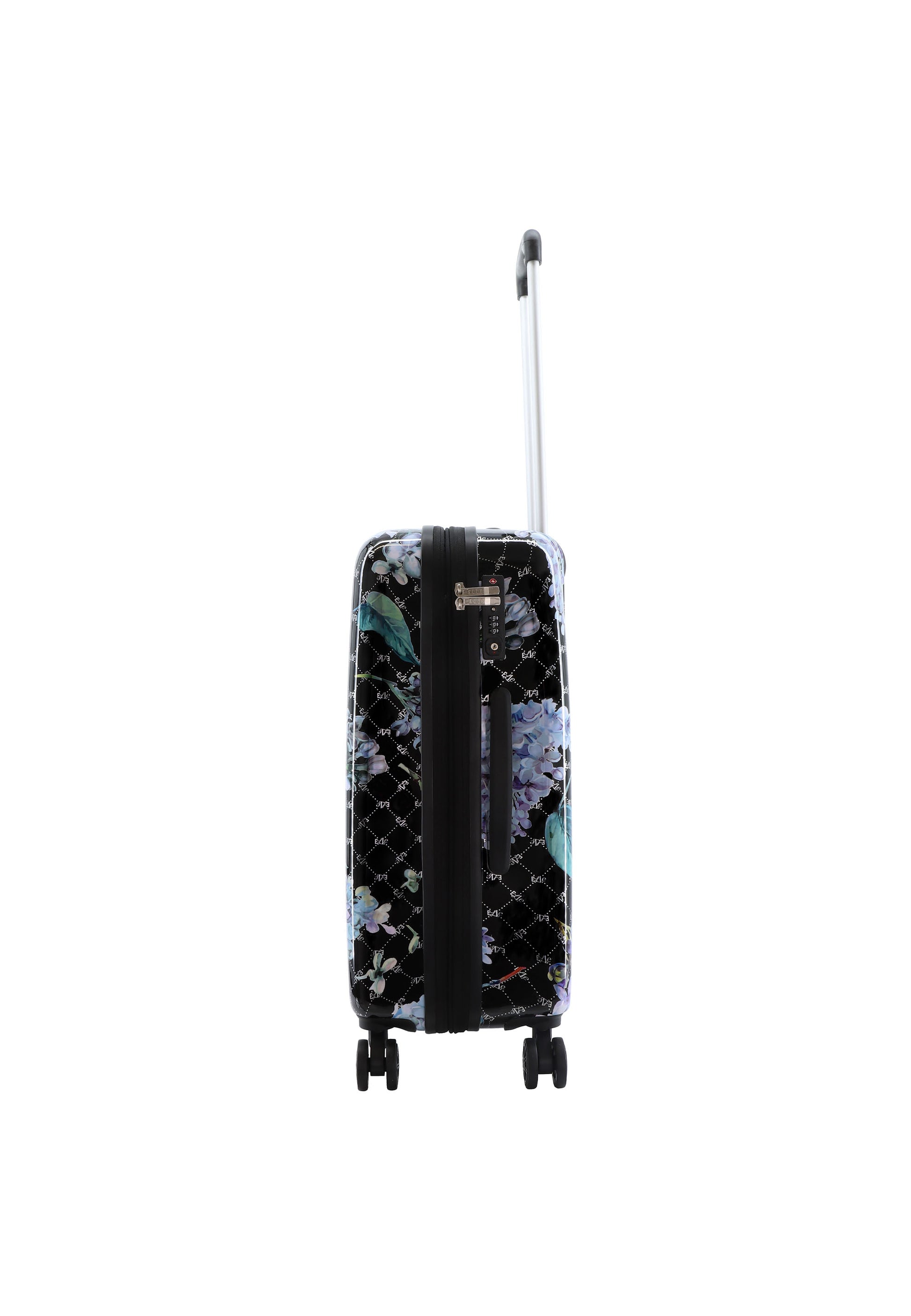 ELLE - Floret Hartschalenkoffer / Trolley / Reisekoffer - 68 cm - (Medium) - Schwarz