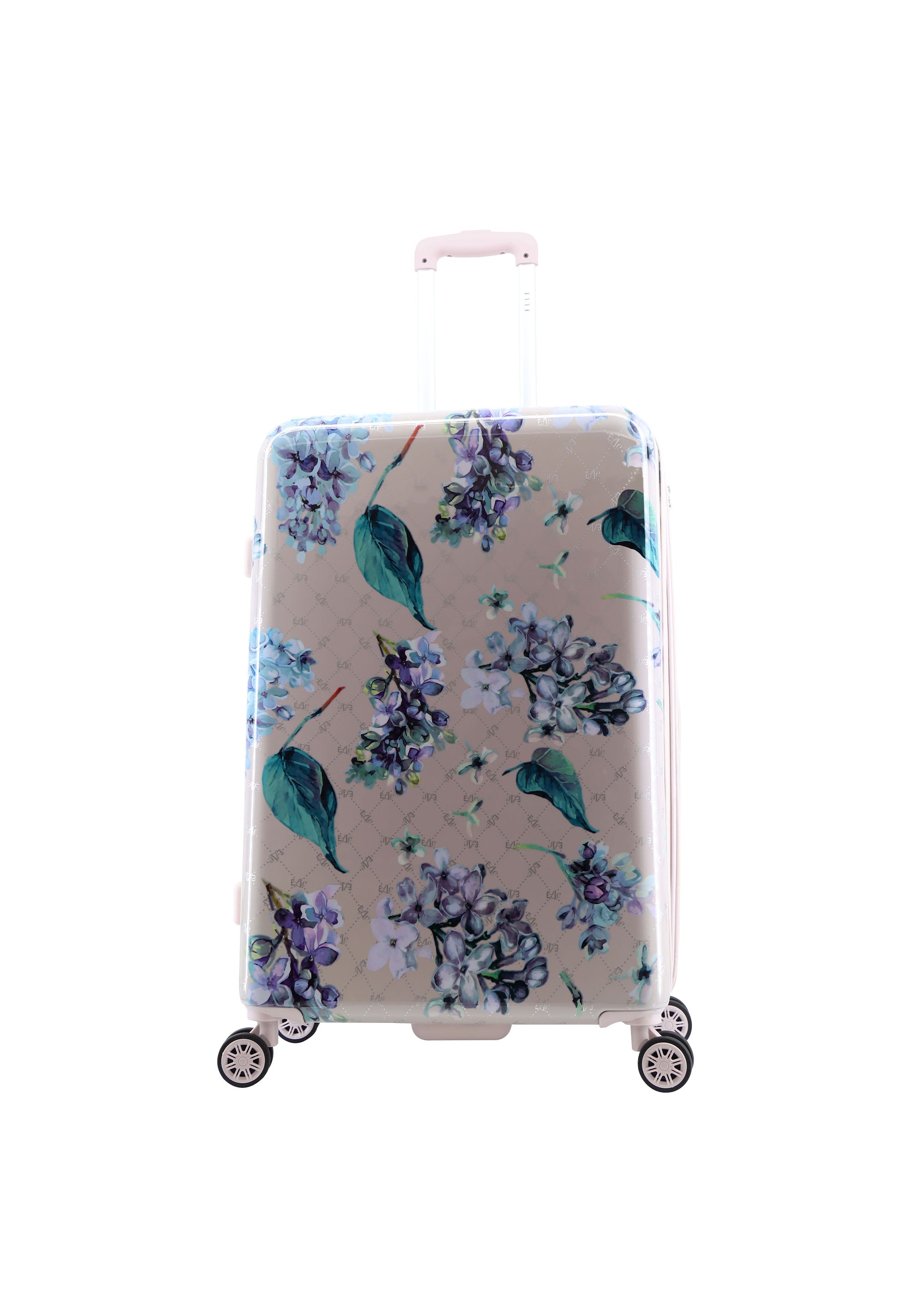 ELLE Floret Printed ABS/PC Trolley Large - Lilac