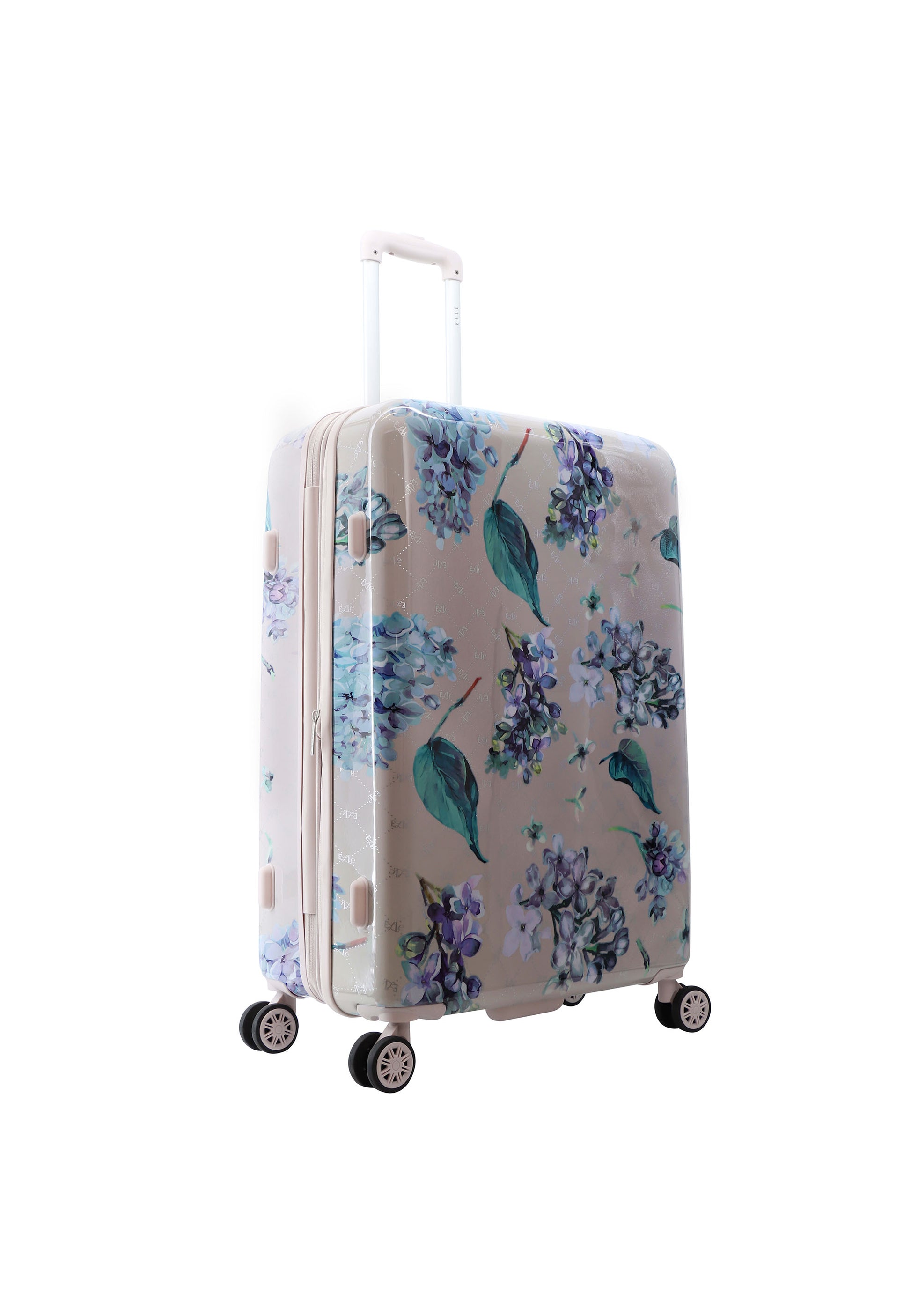 ELLE - Floret Hartschalenkoffer / Trolley / Reisekoffer - 78 cm - (Large) - Lila