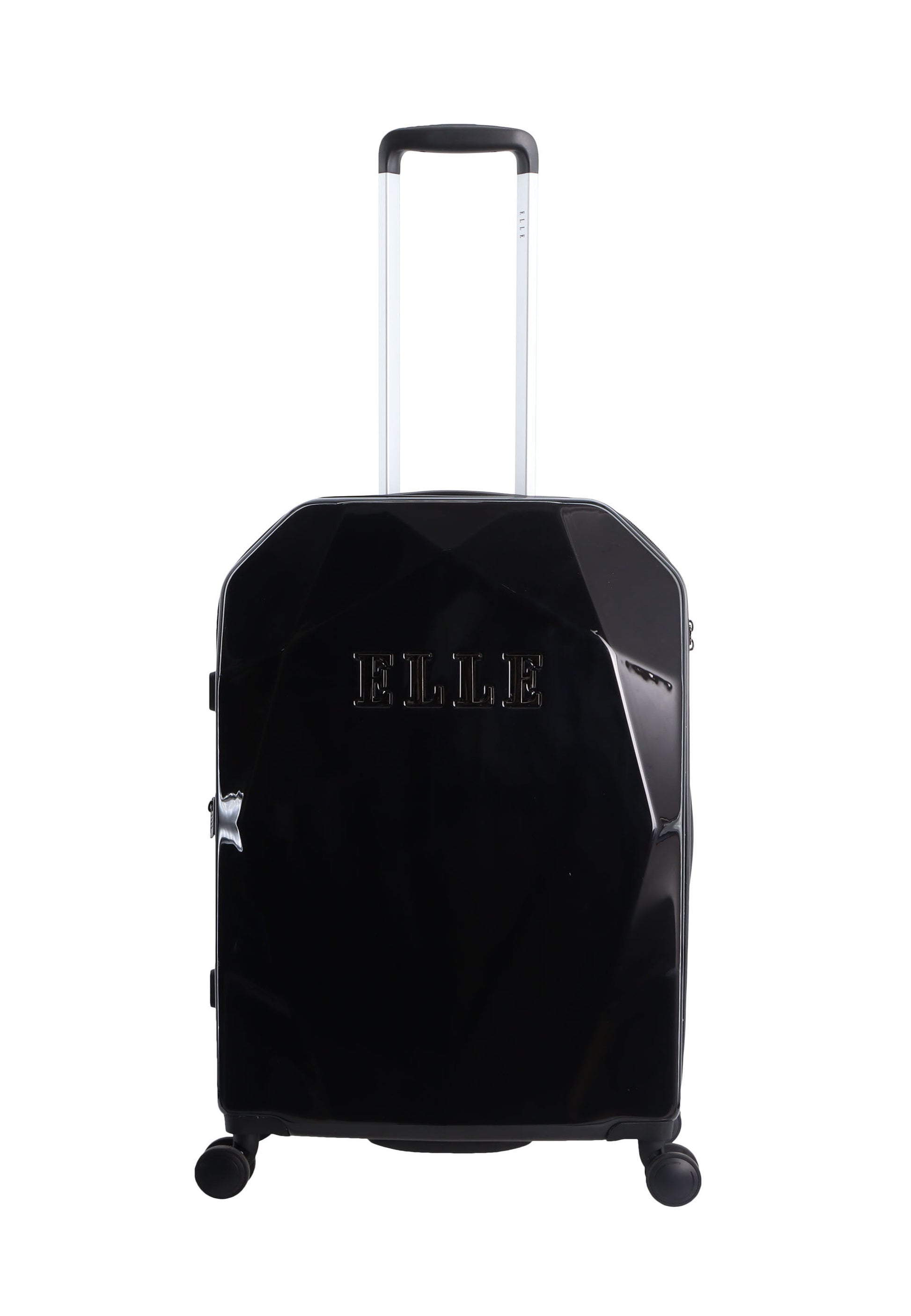 ELLE - Diamond Hartschalen-Kofferset / Trolley-Set / Reisekofferset - (S/M/L) - Anthrazit