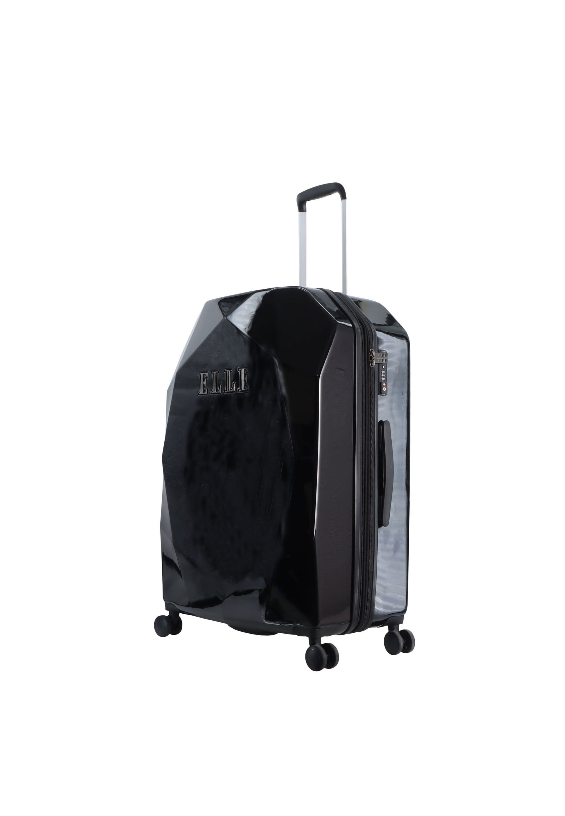 ELLE - Diamond Hartschalen-Kofferset / Trolley-Set / Reisekofferset - (S/M/L) - Anthrazit