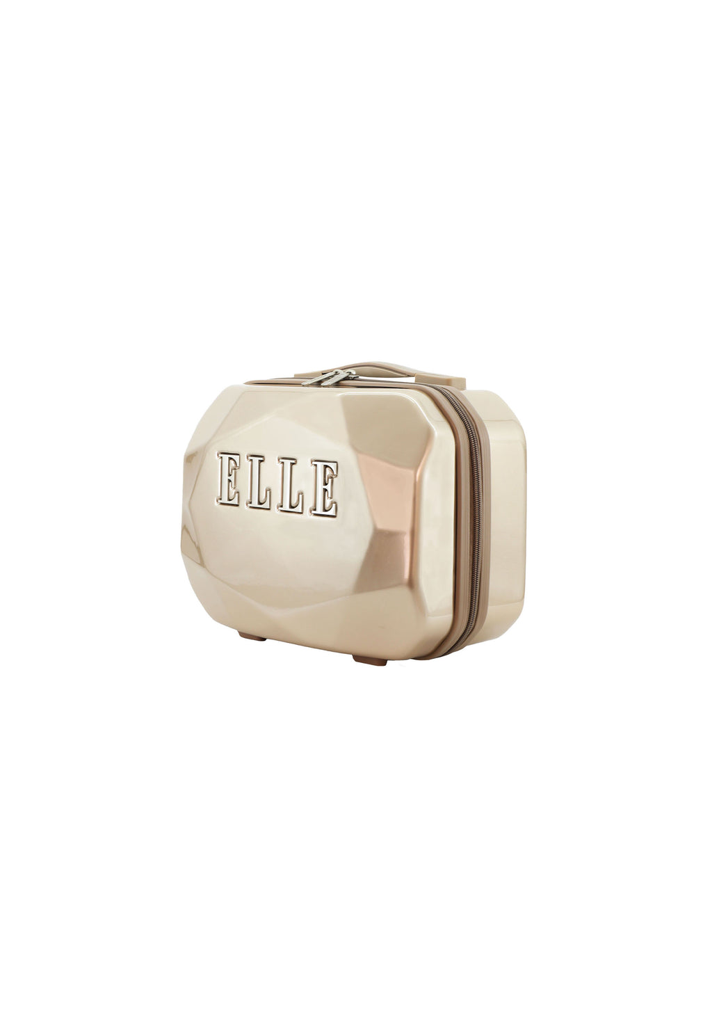 ELLE - Diamond Kosmetikkoffer / Schminkkoffer - 25,5 cm - Gold