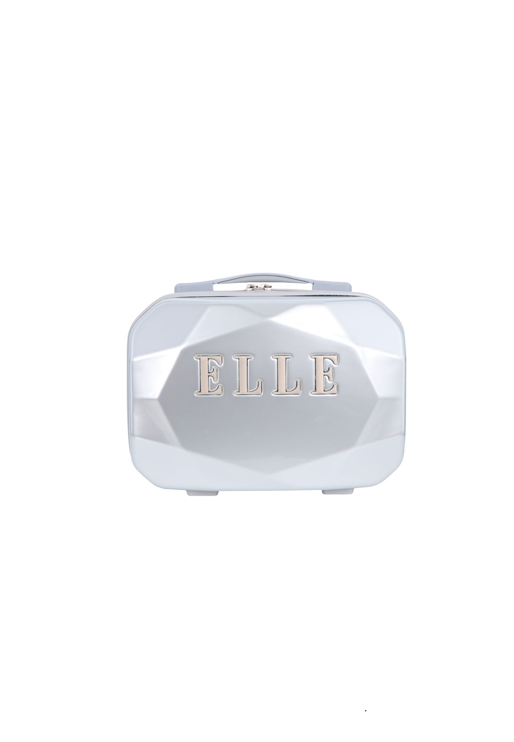ELLE - Diamond Kosmetikkoffer / Schminkkoffer - 25,5 cm - Silber