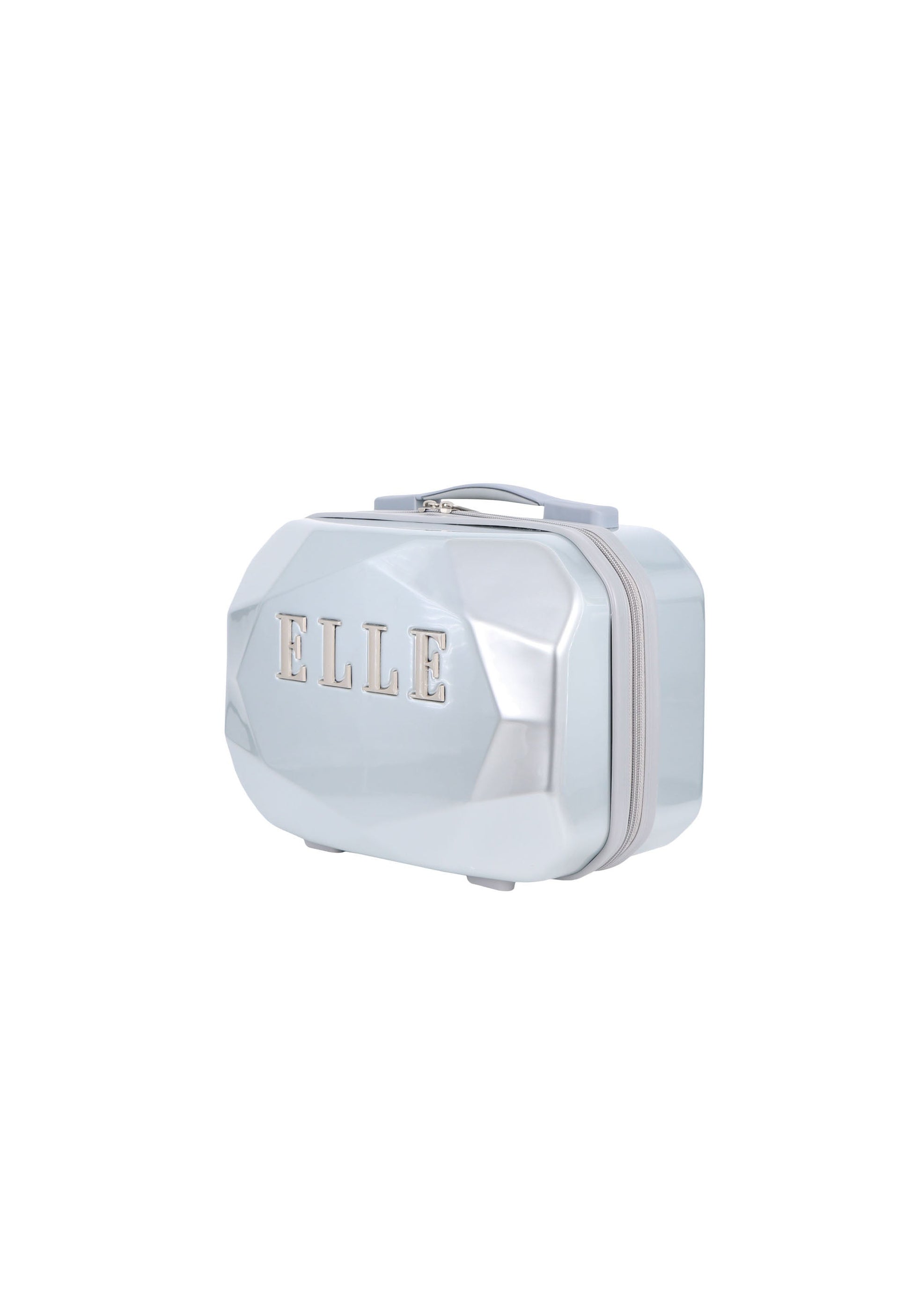 ELLE - Diamond Kosmetikkoffer / Schminkkoffer - 25,5 cm - Silber
