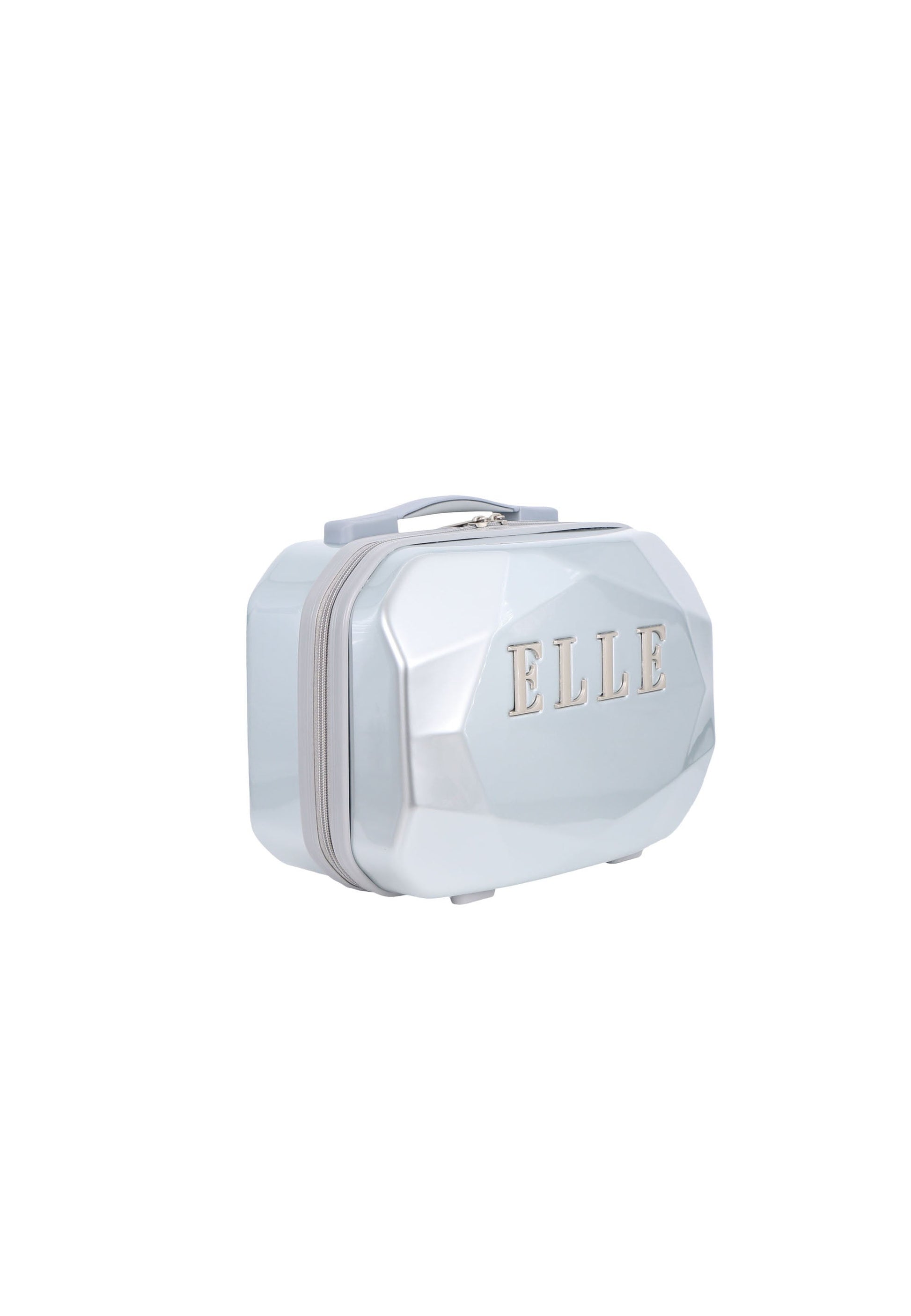 ELLE - Diamond Kosmetikkoffer / Schminkkoffer - 25,5 cm - Silber