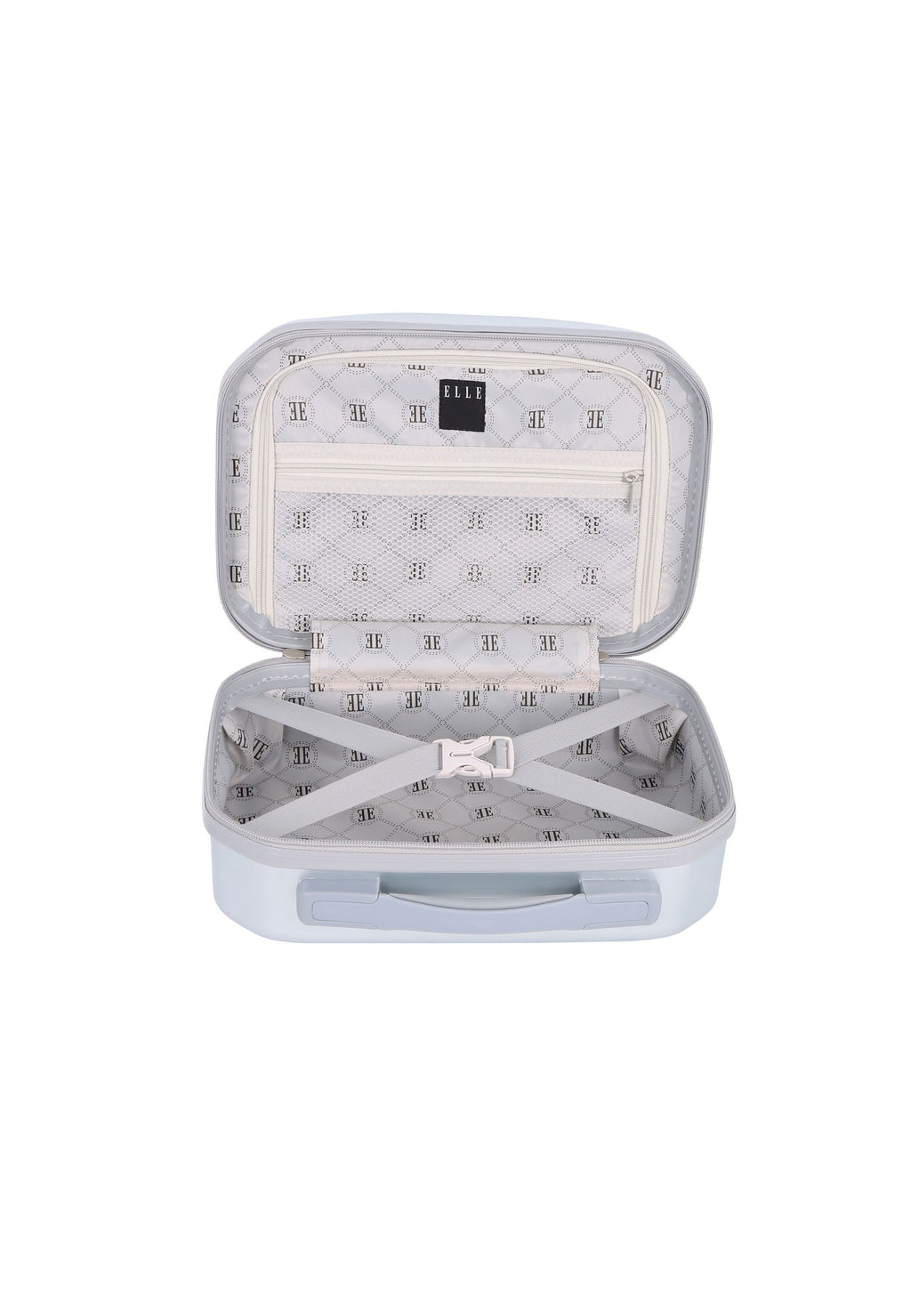 ELLE - Diamond Kosmetikkoffer / Schminkkoffer - 25,5 cm - Silber