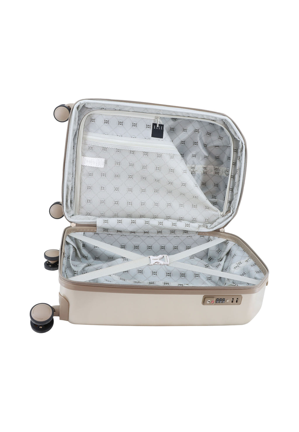 ELLE - Diamond Handgepäck Hartschalenkoffer / Trolley / Reisekoffer - 55 cm - (Small) - Gold