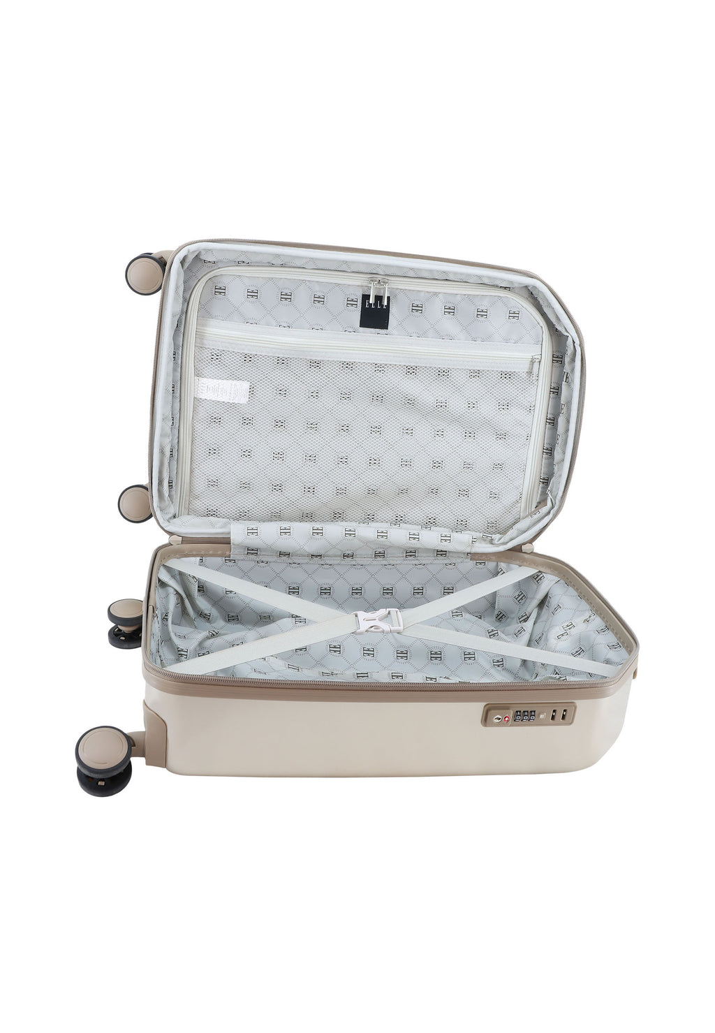 ELLE - Diamond Handgepäck Hartschalenkoffer / Trolley / Reisekoffer - 55 cm - (Small) - Gold