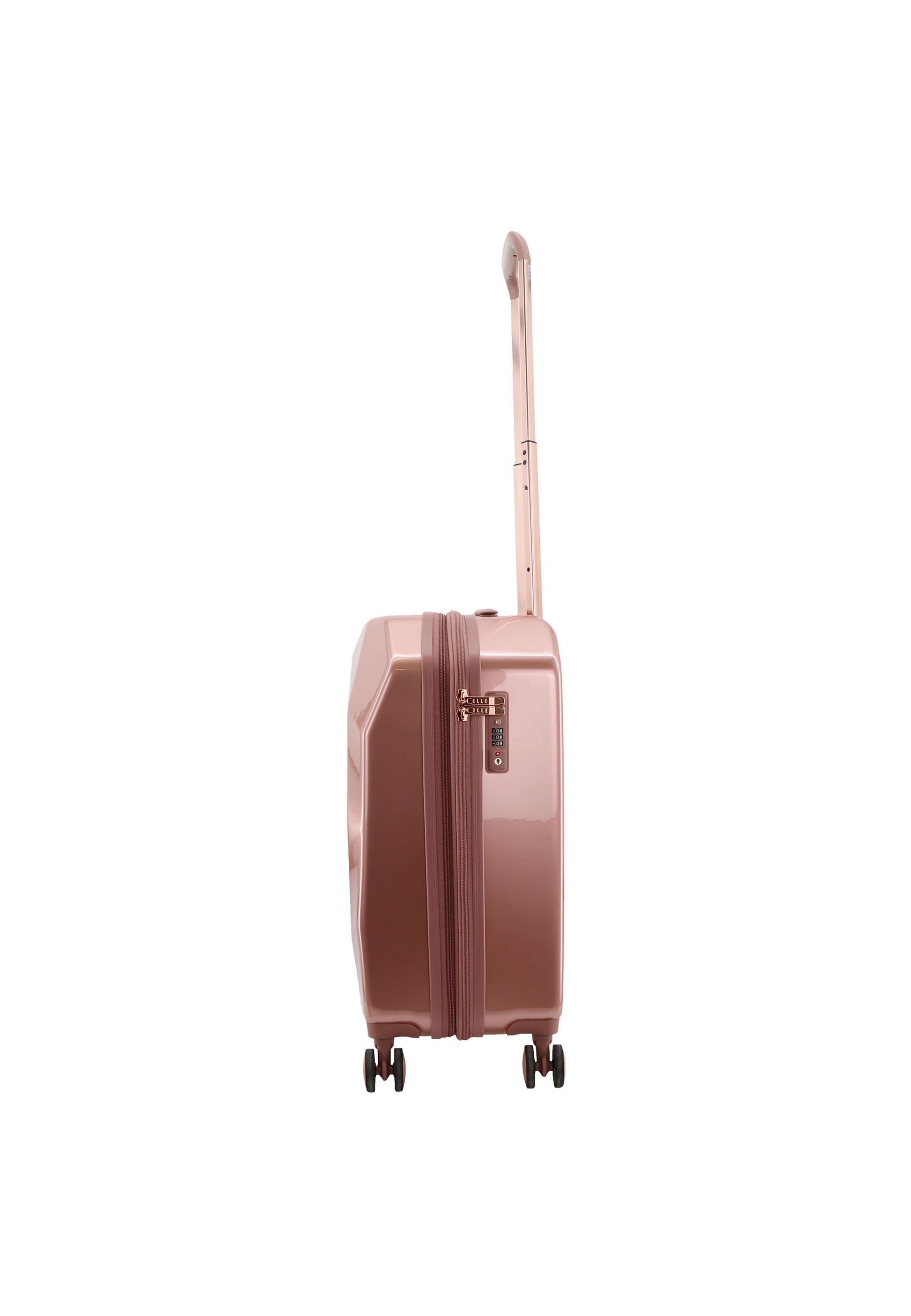 ELLE - Diamond Handgepäck Hartschalenkoffer / Trolley / Reisekoffer - 55 cm - (Small) - Roségold