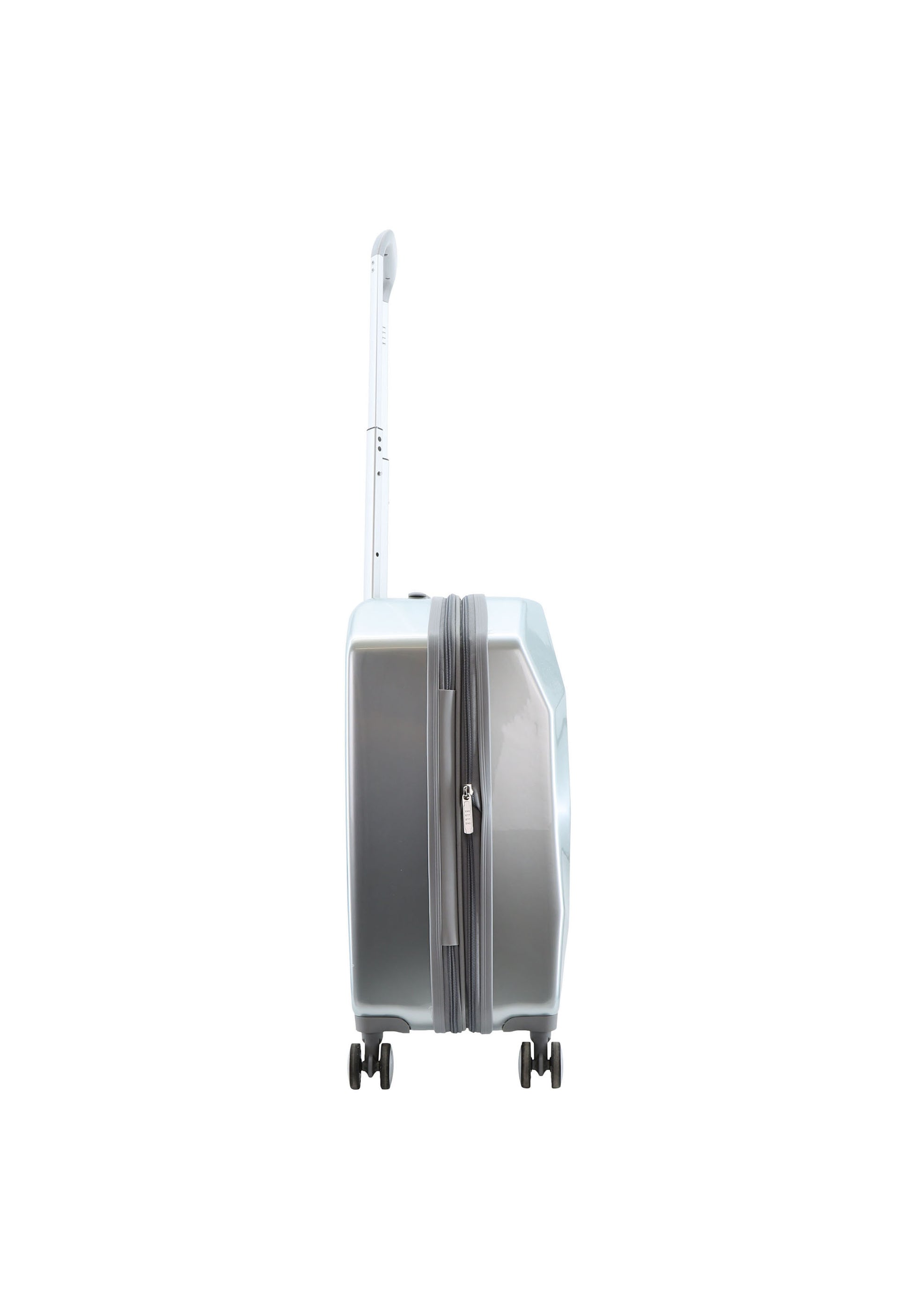ELLE - Diamond Handgepäck Hartschalenkoffer / Trolley / Reisekoffer - 55 cm - (Small) - Silber