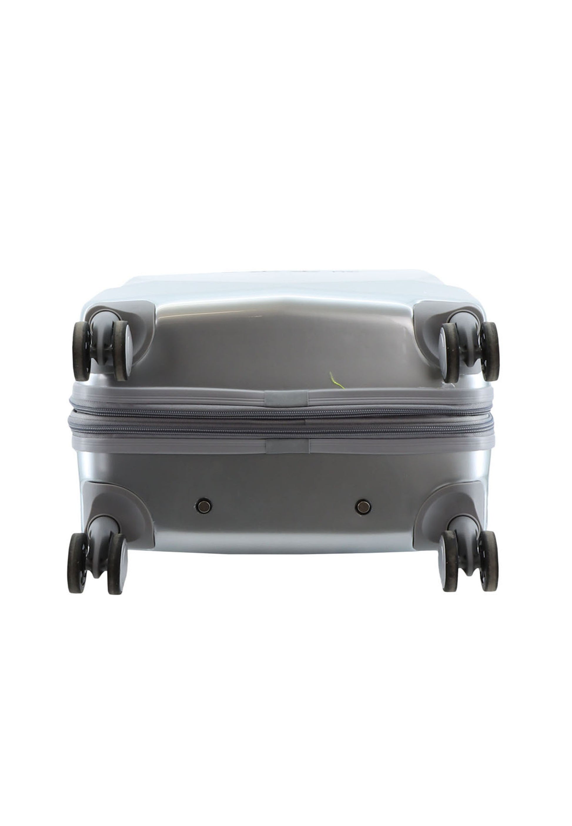 ELLE - Diamond Handgepäck Hartschalenkoffer / Trolley / Reisekoffer - 55 cm - (Small) - Silber