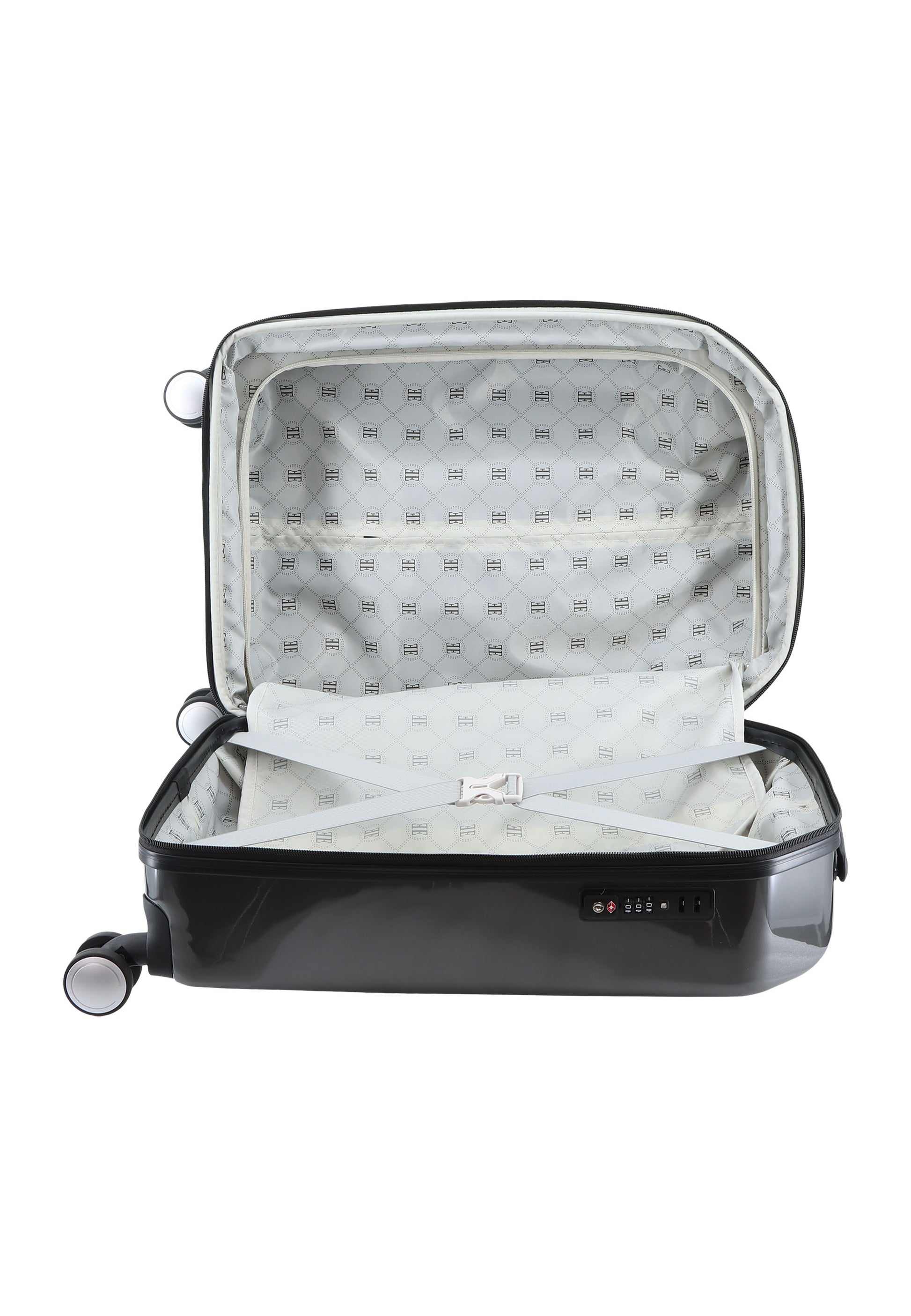 ELLE - Diamond Handgepäck Hartschalenkoffer / Trolley / Reisekoffer - 55 cm - (Small) - Anthrazit