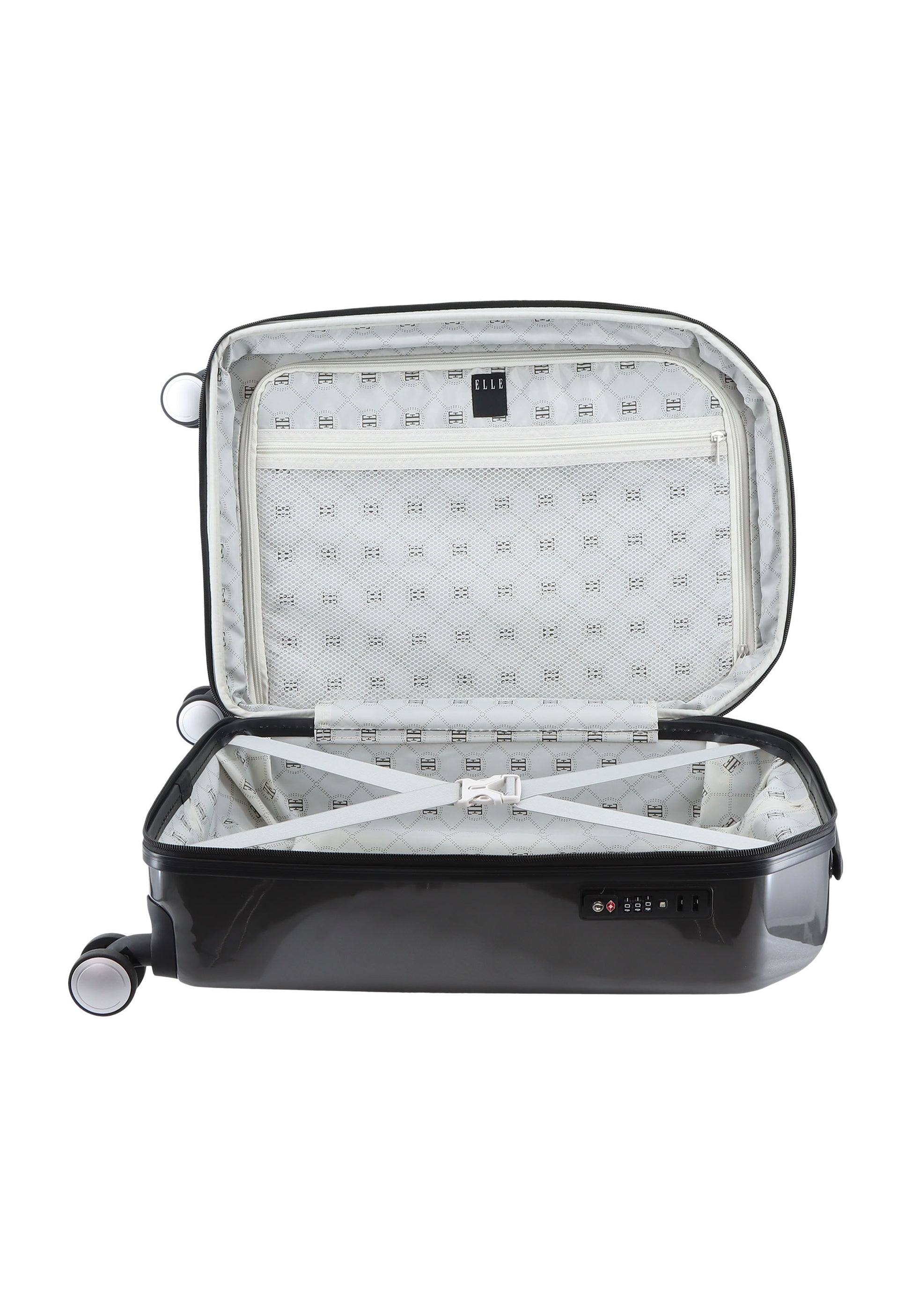 ELLE - Diamond Handgepäck Hartschalenkoffer / Trolley / Reisekoffer - 55 cm - (Small) - Anthrazit