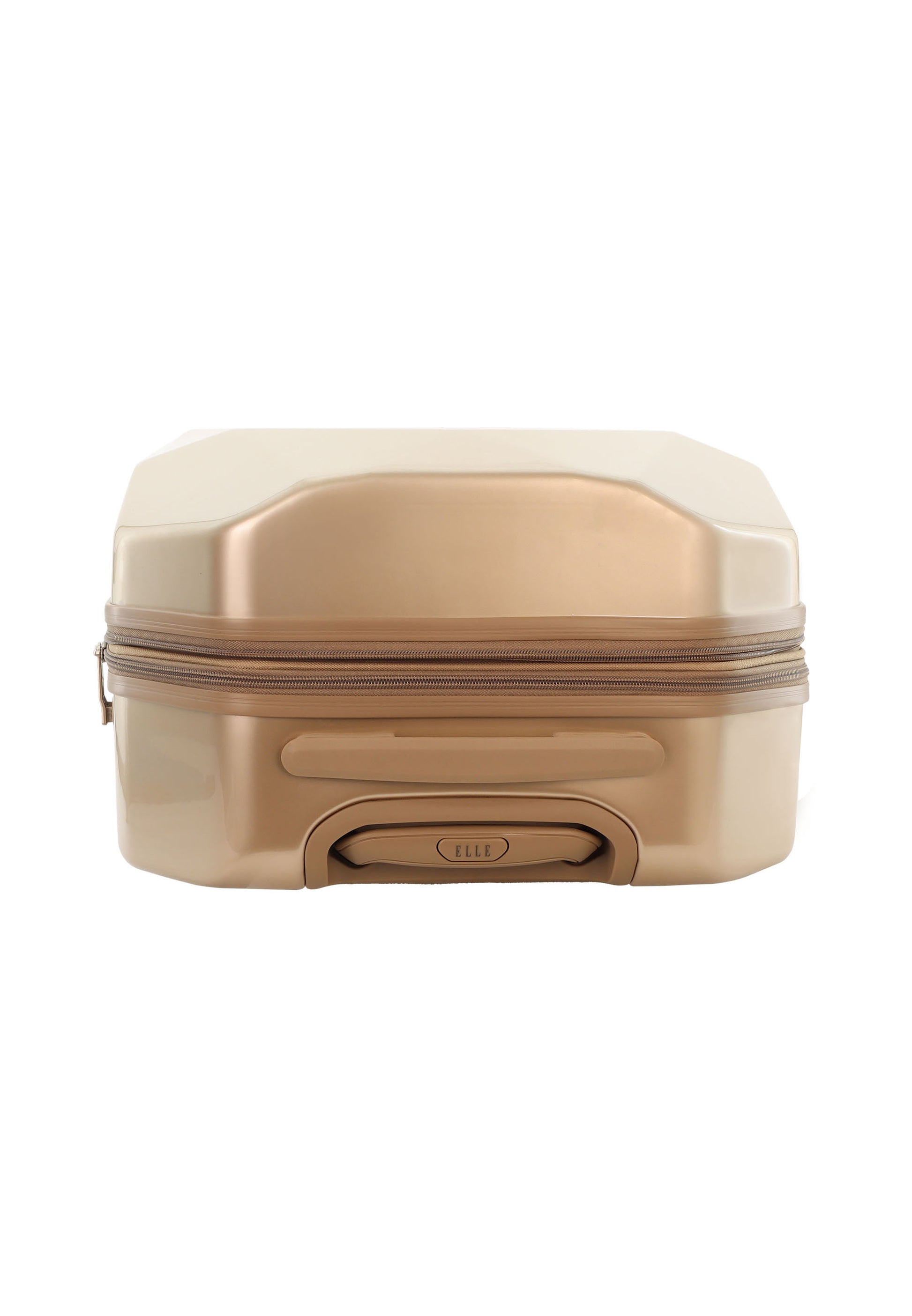 ELLE - Diamond Hartschalenkoffer / Trolley / Reisekoffer - 67 cm - (Medium) - Gold
