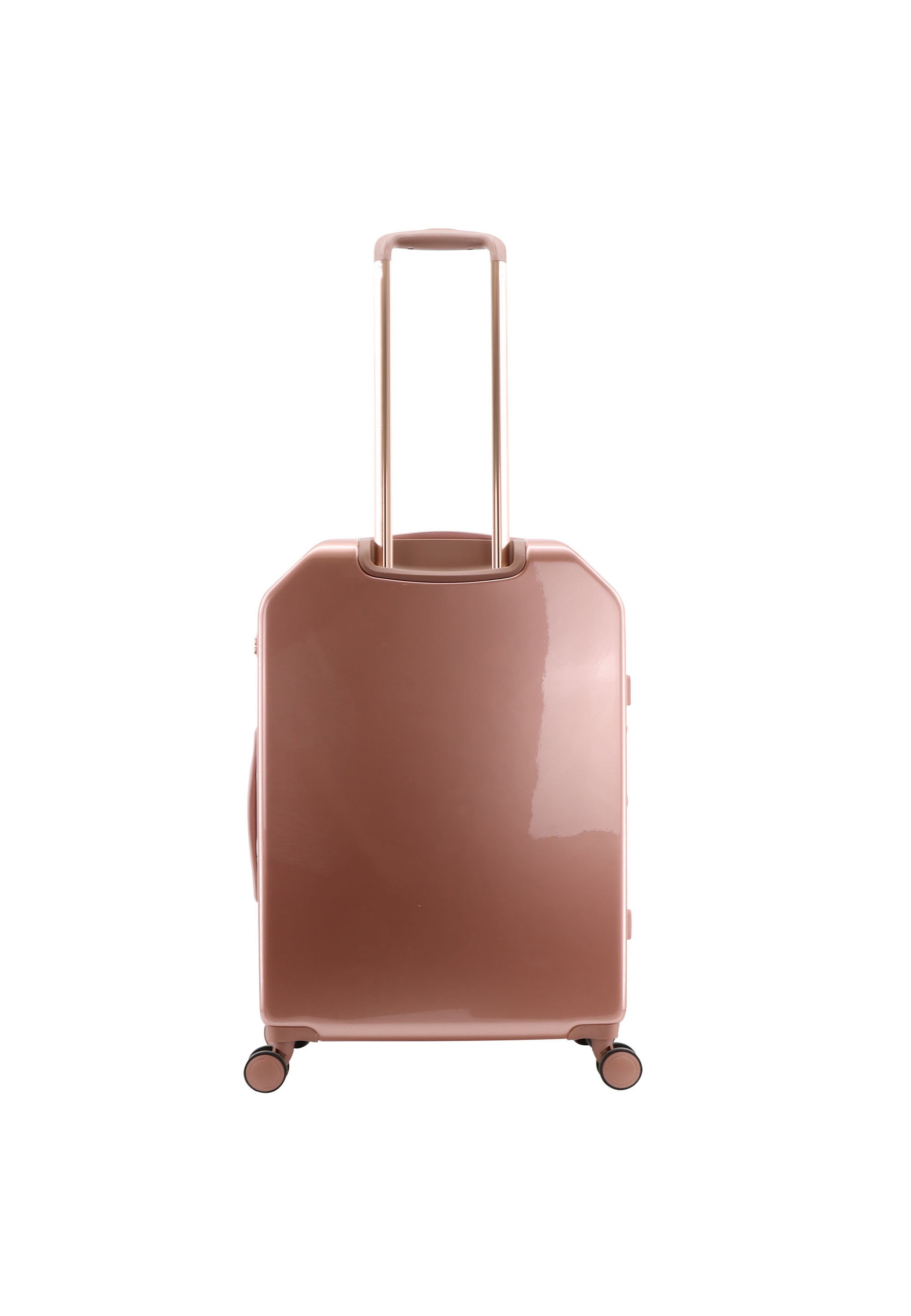 ELLE - Diamond Hartschalenkoffer / Trolley / Reisekoffer - 67 cm - (Medium) - Roségold