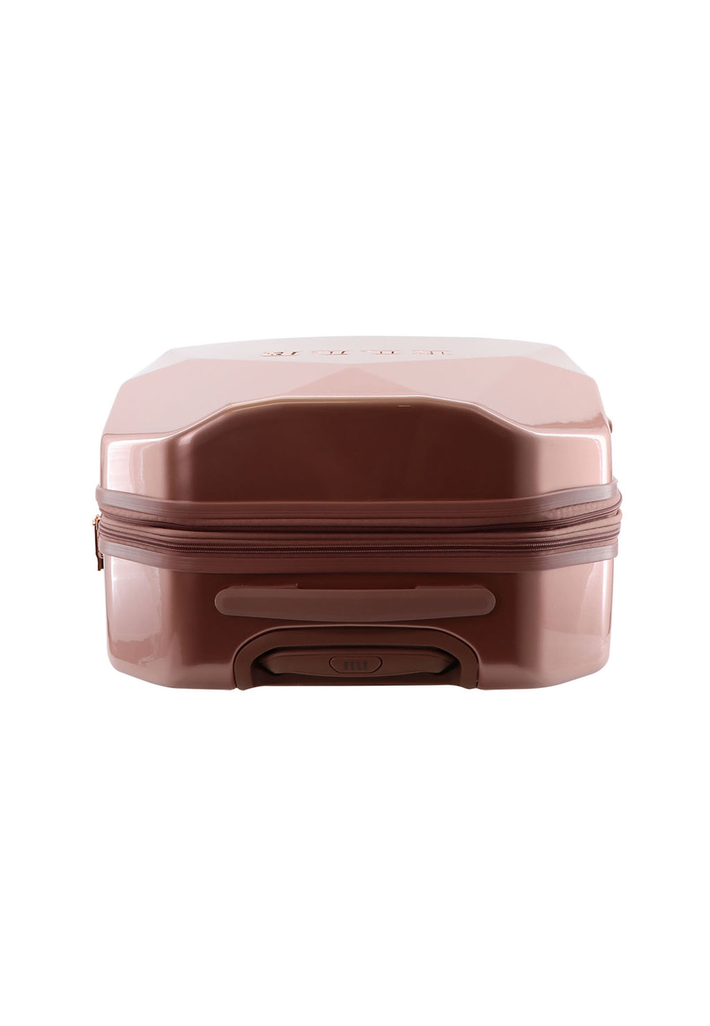 ELLE - Diamond Hartschalenkoffer / Trolley / Reisekoffer - 67 cm - (Medium) - Roségold