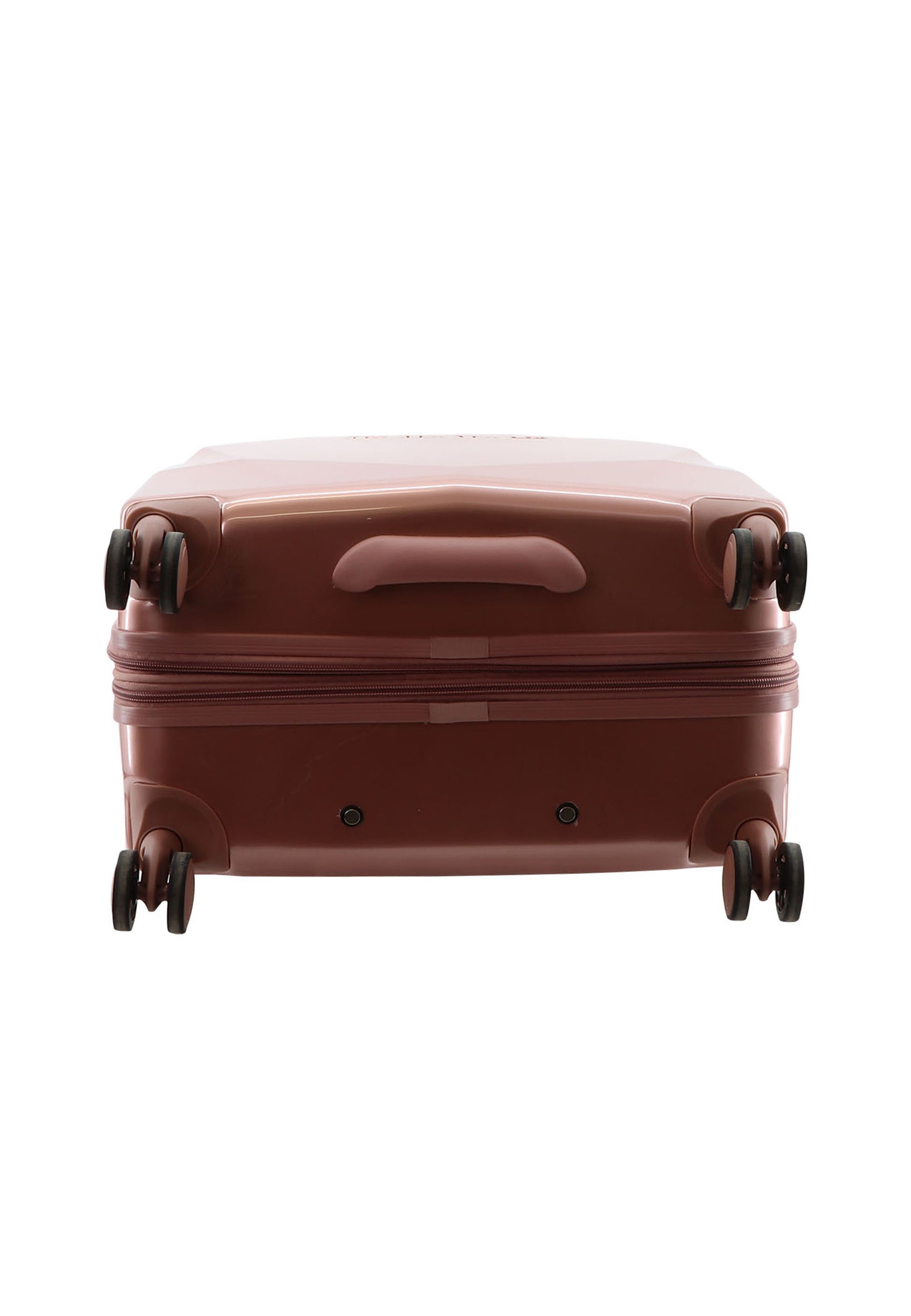 ELLE - Diamond Hartschalenkoffer / Trolley / Reisekoffer - 67 cm - (Medium) - Roségold